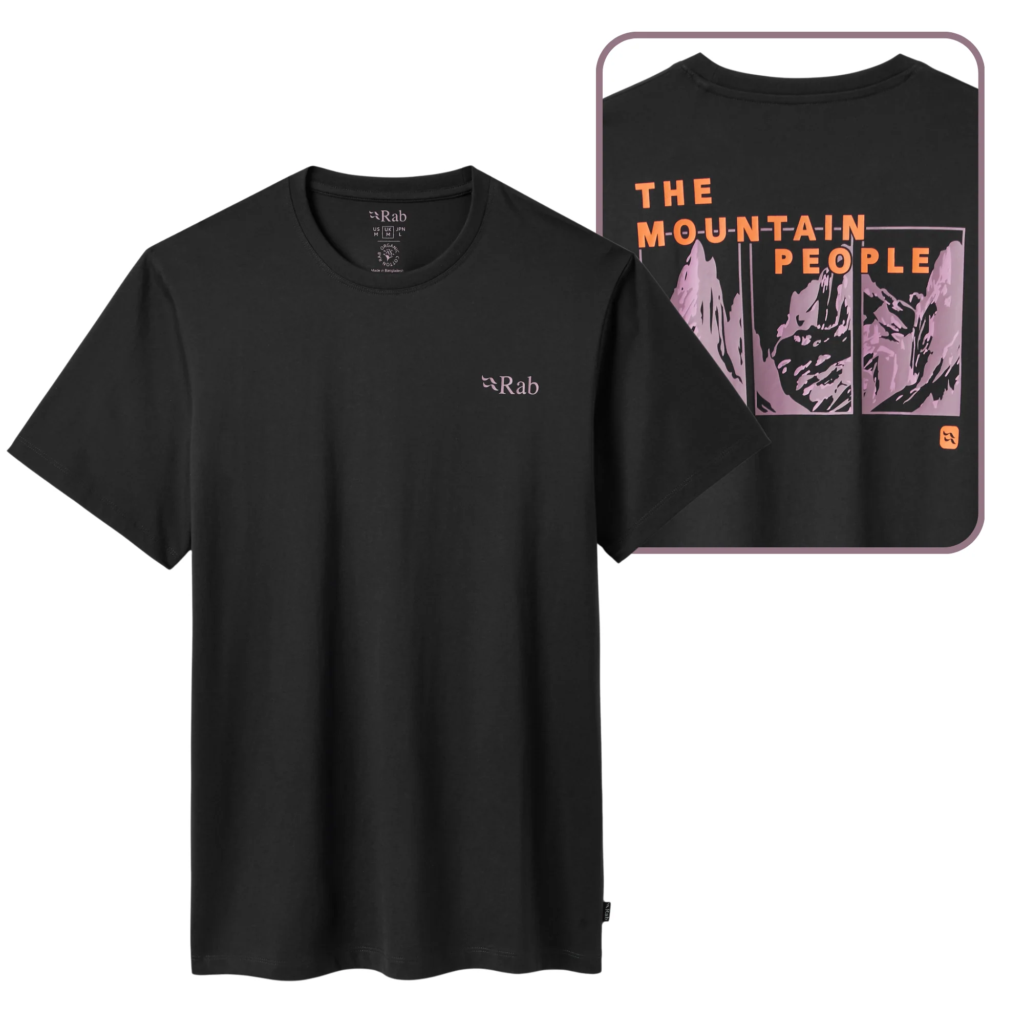 Rab Men's Stance Pitch Organic Cotton Short Sleeve Tee (Beluga)