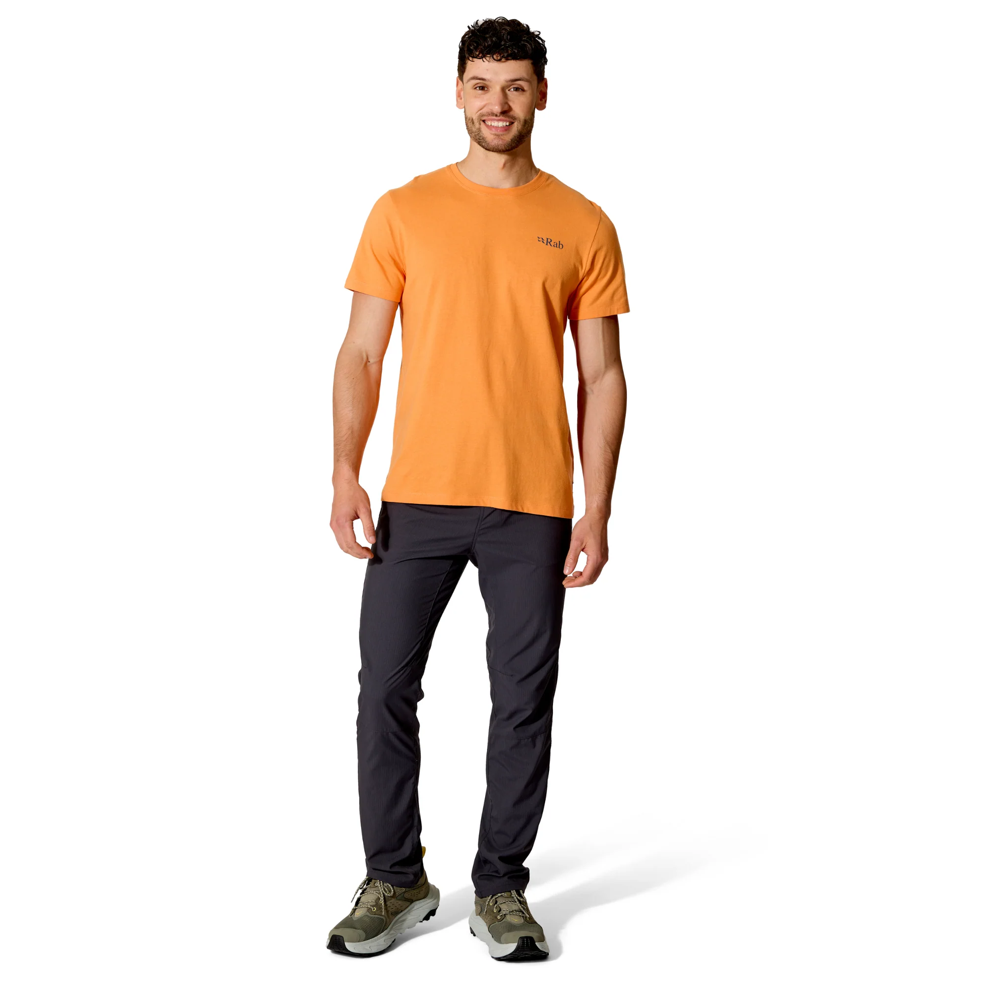 Rab Men's Stance Strata Organic Cotton Short Sleeve Tee (Melba) - Image 4