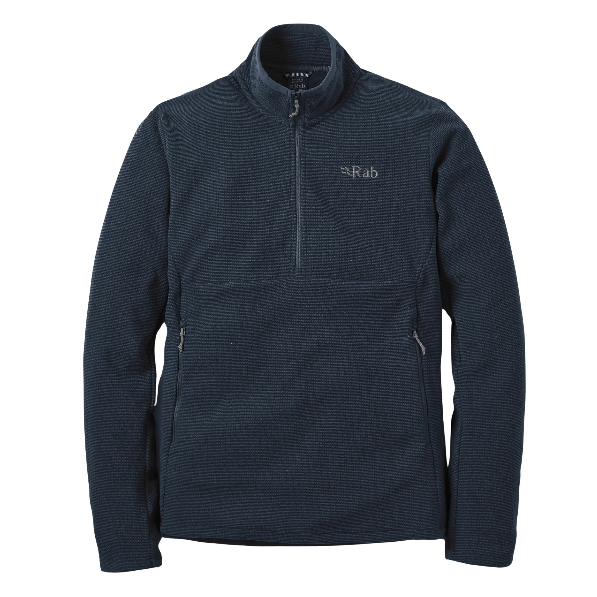 Rab Men's Stavel Pull-On Half Zip Fleece Top (Beluga)