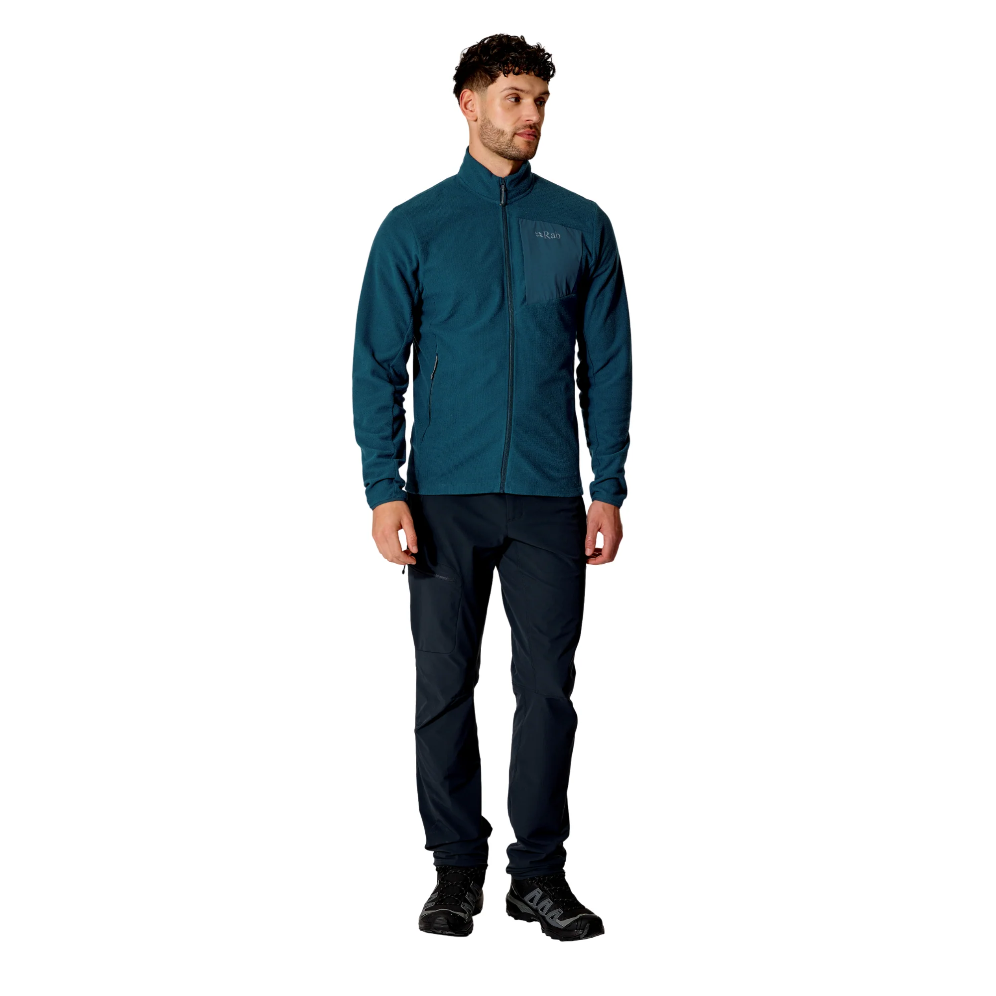 Rab Men's Tecton Full Zip Fleece (Tempest Blue) - Image 5