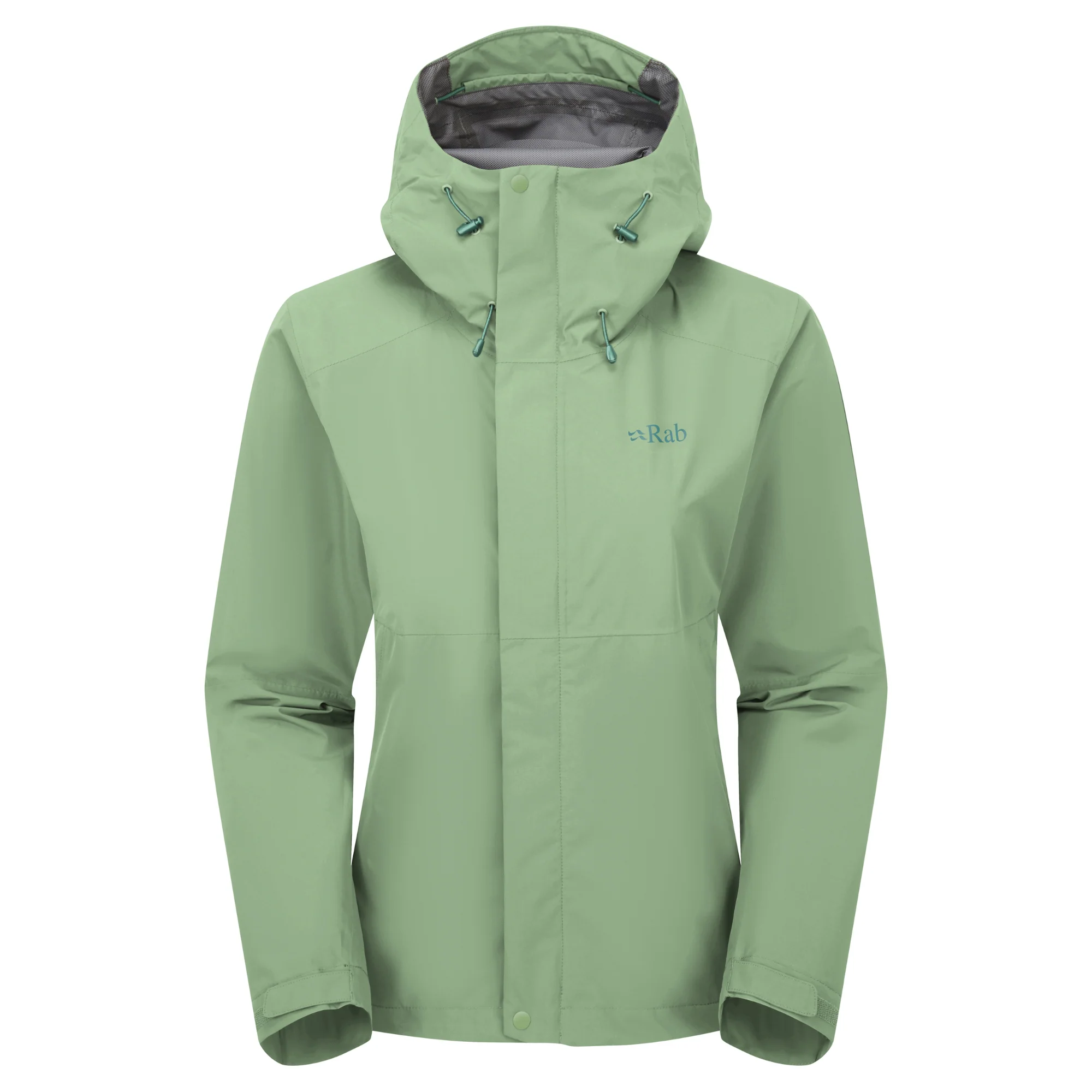 Rab Women's Downpour 2.5L Waterproof Jacket (Fig Green)
