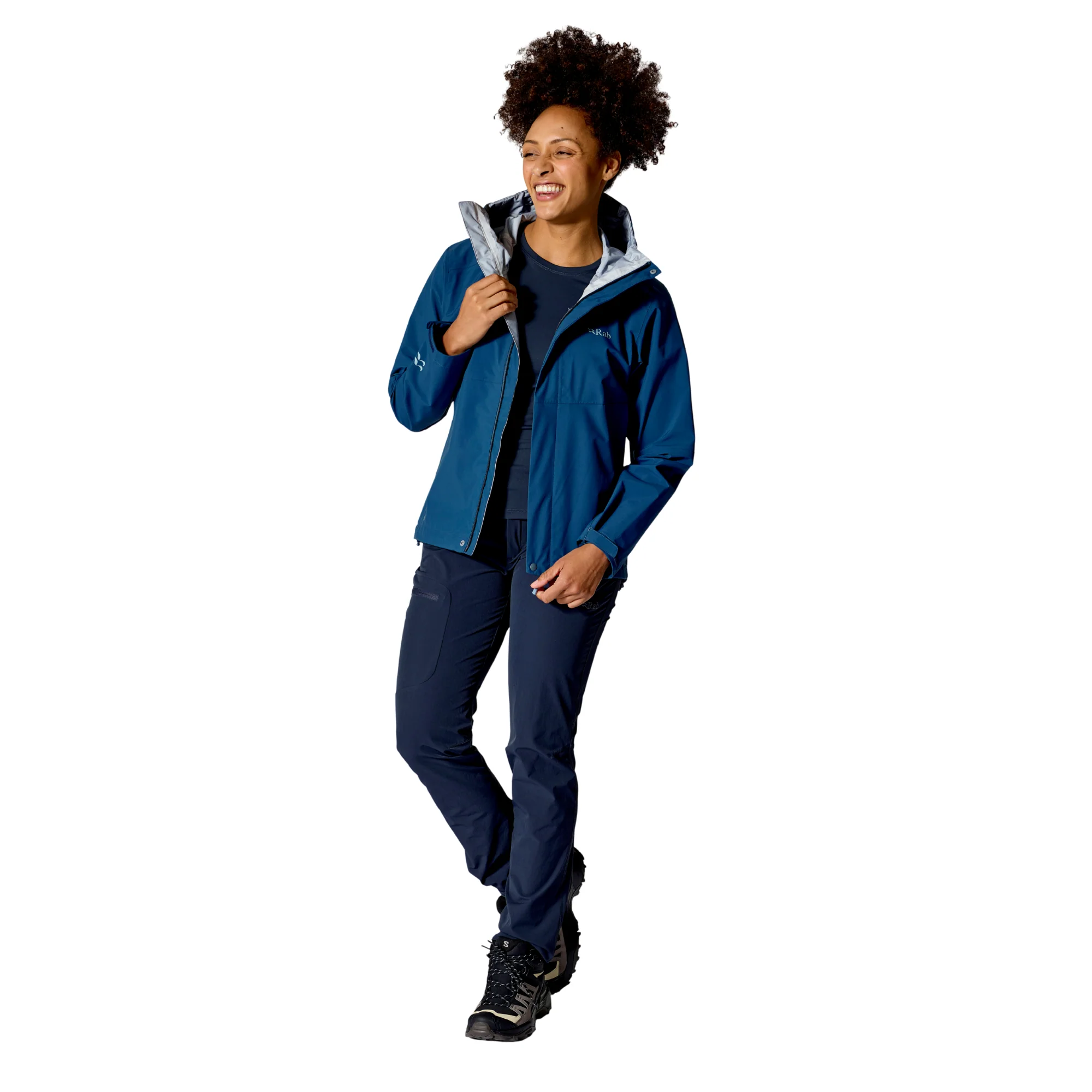 Rab Women's Firewall 3L Waterproof Jacket (Tempest Blue) - Image 8