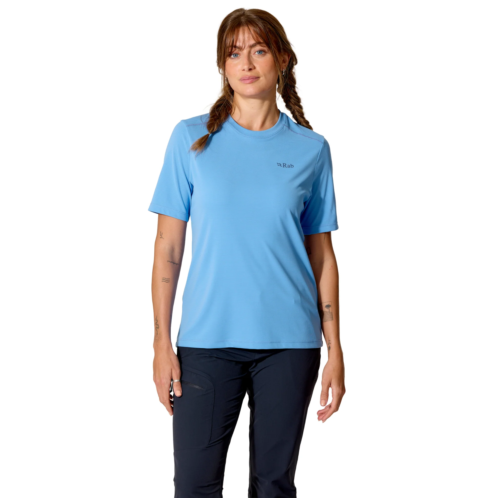 Rab Women's Force UPF40 Short Sleeve Technical Tee (Bluebird)