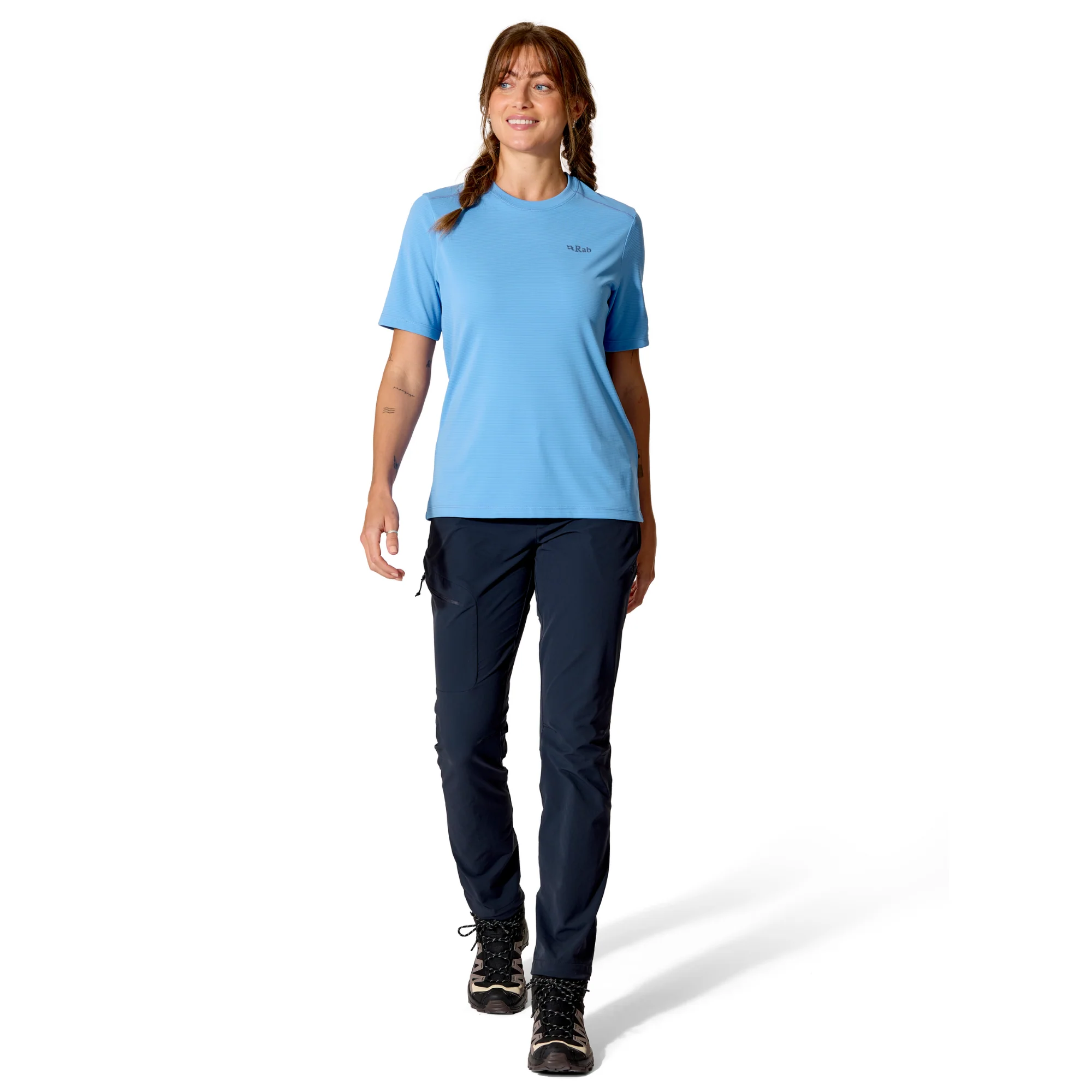 Rab Women's Force UPF40 Short Sleeve Technical Tee (Bluebird) - Image 2