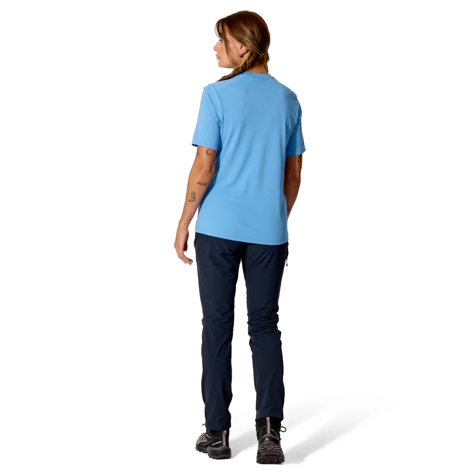 Rab Women's Force UPF40 Short Sleeve Technical Tee (Bluebird) - Image 3
