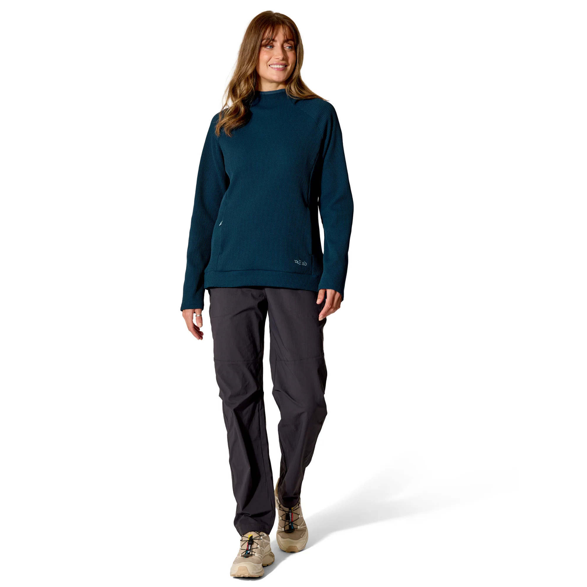 Rab Women's Hepton Pullover Hoodie (Tempest Blue) - Image 3