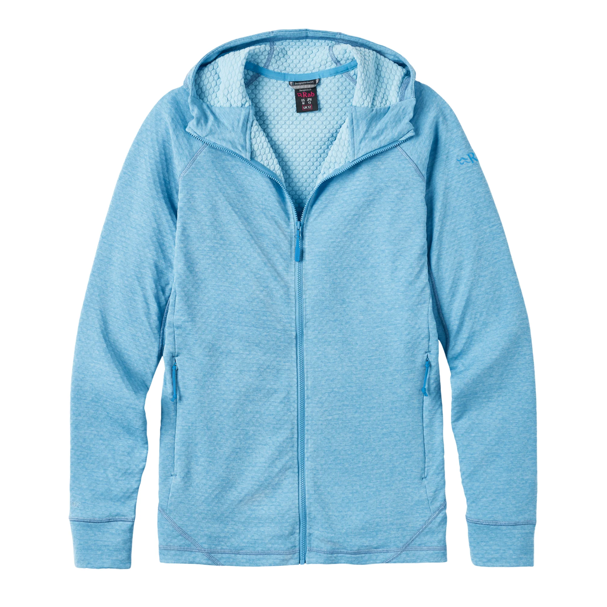 Rab Women's Nexus Full Zip Hooded Fleece (Bluebird)