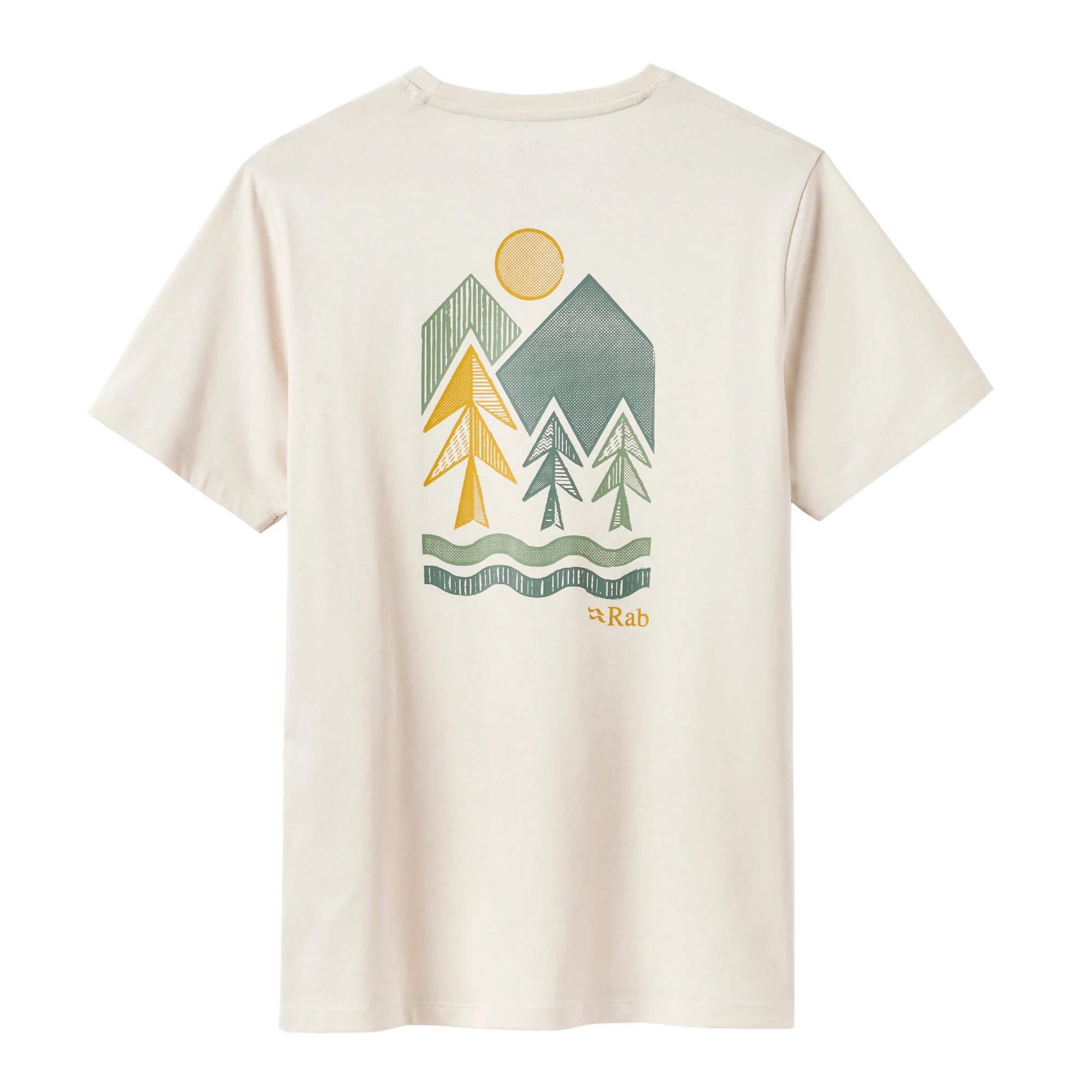Rab Women's Stance Vista Organic Cotton Short Sleeve Tee (Ecru) - Image 10
