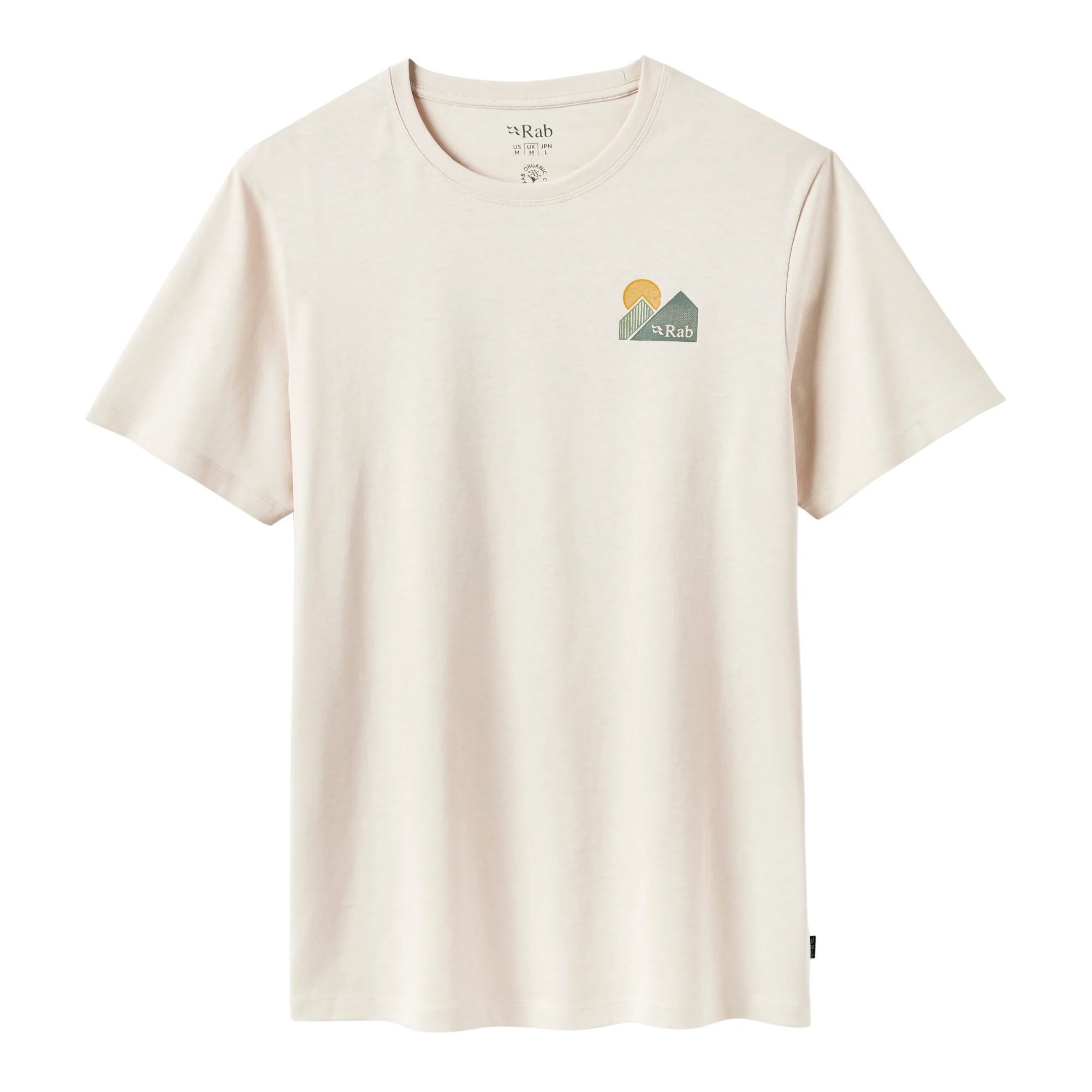 Rab Women's Stance Vista Organic Cotton Short Sleeve Tee (Ecru) - Image 9