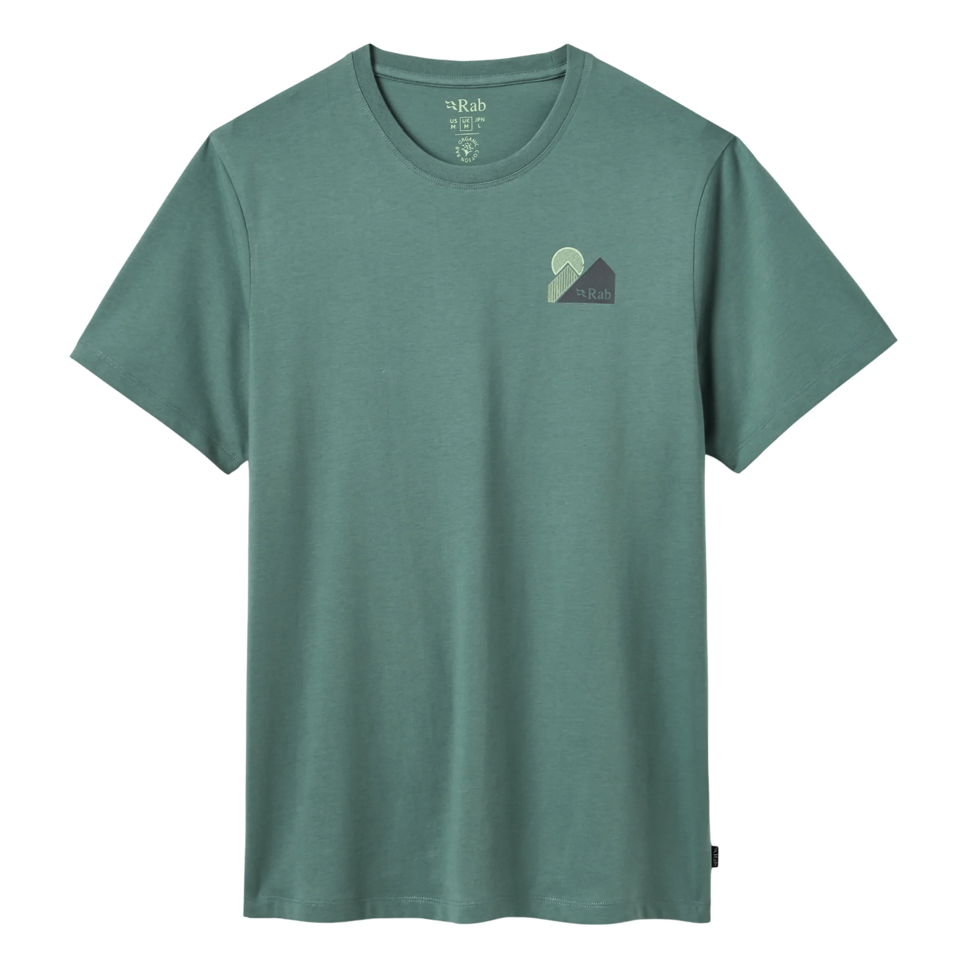 Rab Women's Stance Vista Organic Cotton Short Sleeve Tee (Sage) - Image 5