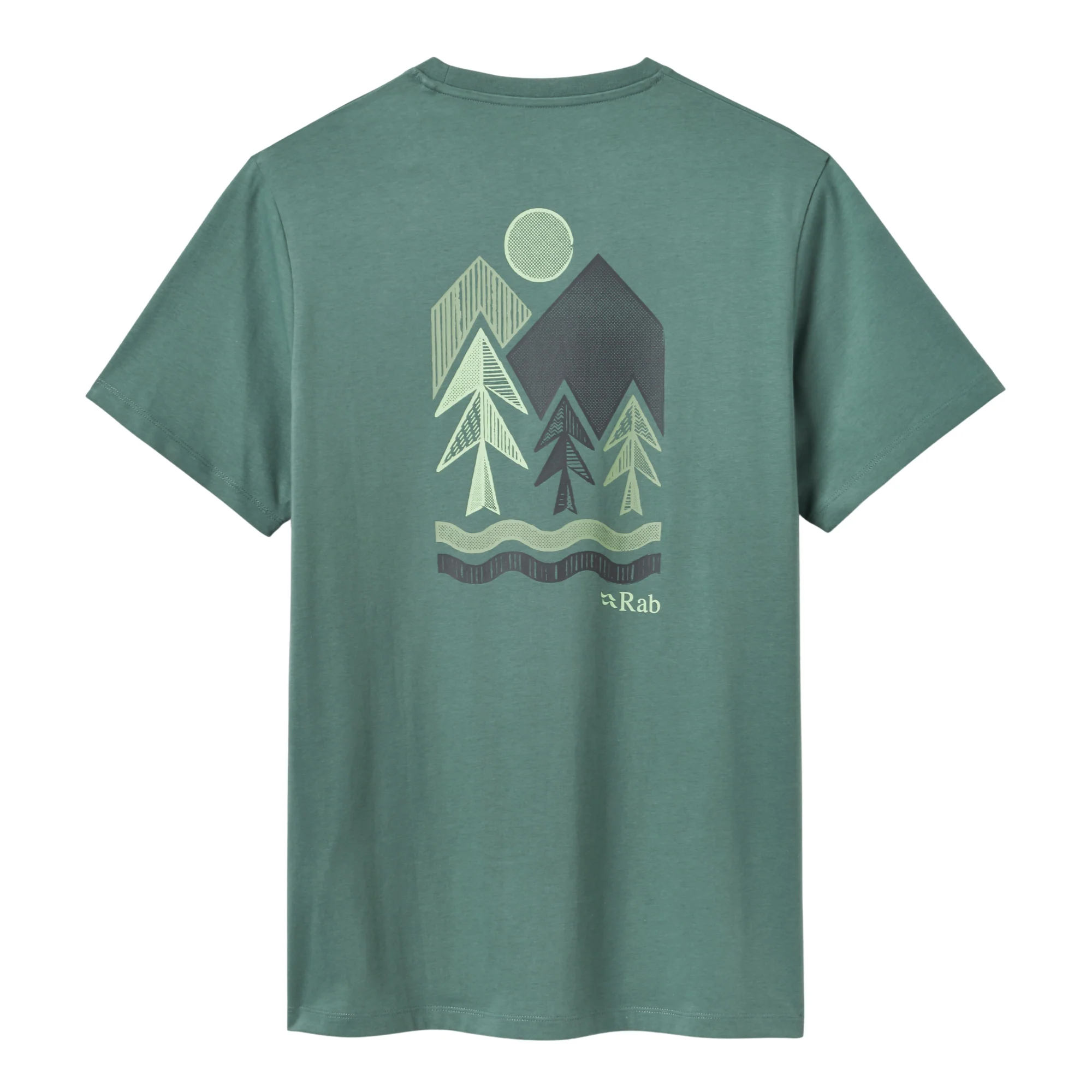 Rab Women's Stance Vista Organic Cotton Short Sleeve Tee (Sage) - Image 6