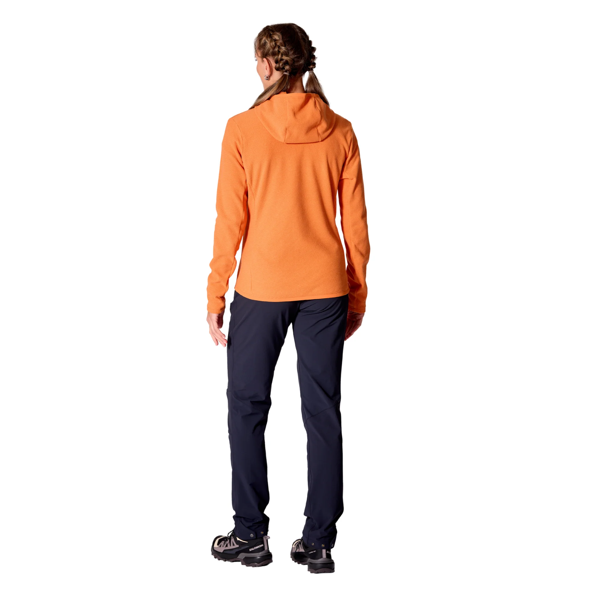 Rab Women's Stavel Hooded Full Zip Fleece (Dark Melba) - Image 4