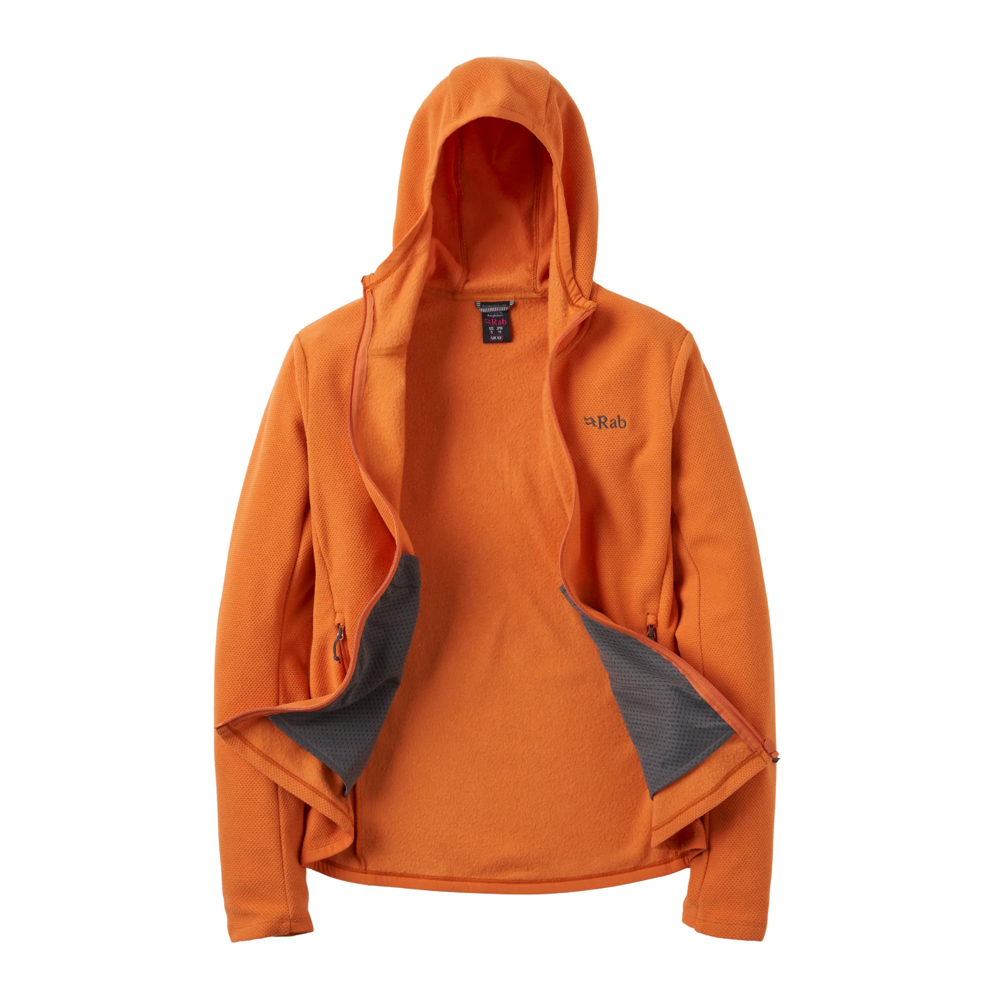 Rab Women's Stavel Hooded Full Zip Fleece (Dark Melba) - Image 7
