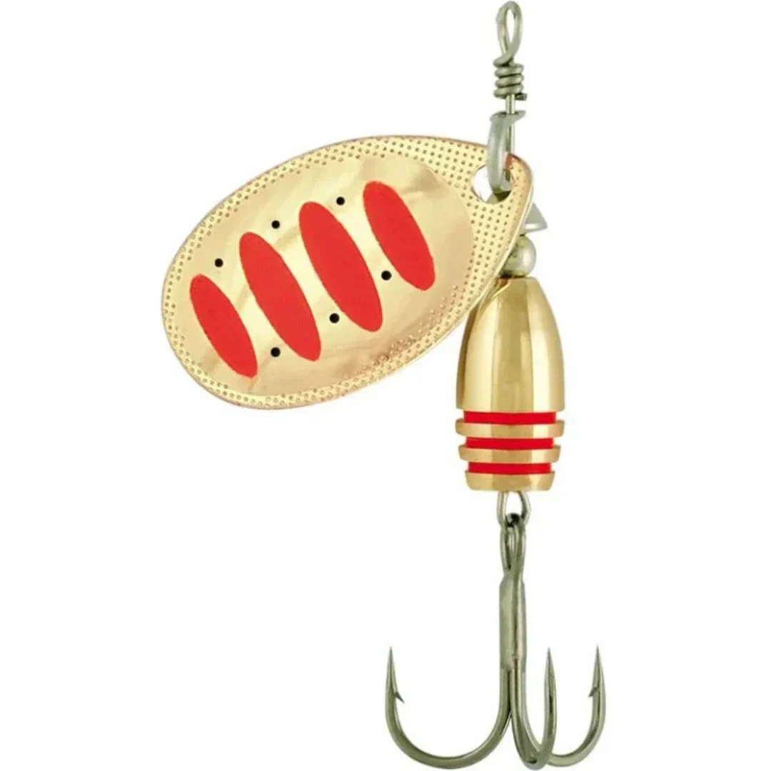 Rapture Windex Helix Spinning Metal Lure (Size 2/4.5g)(Gold/Red)