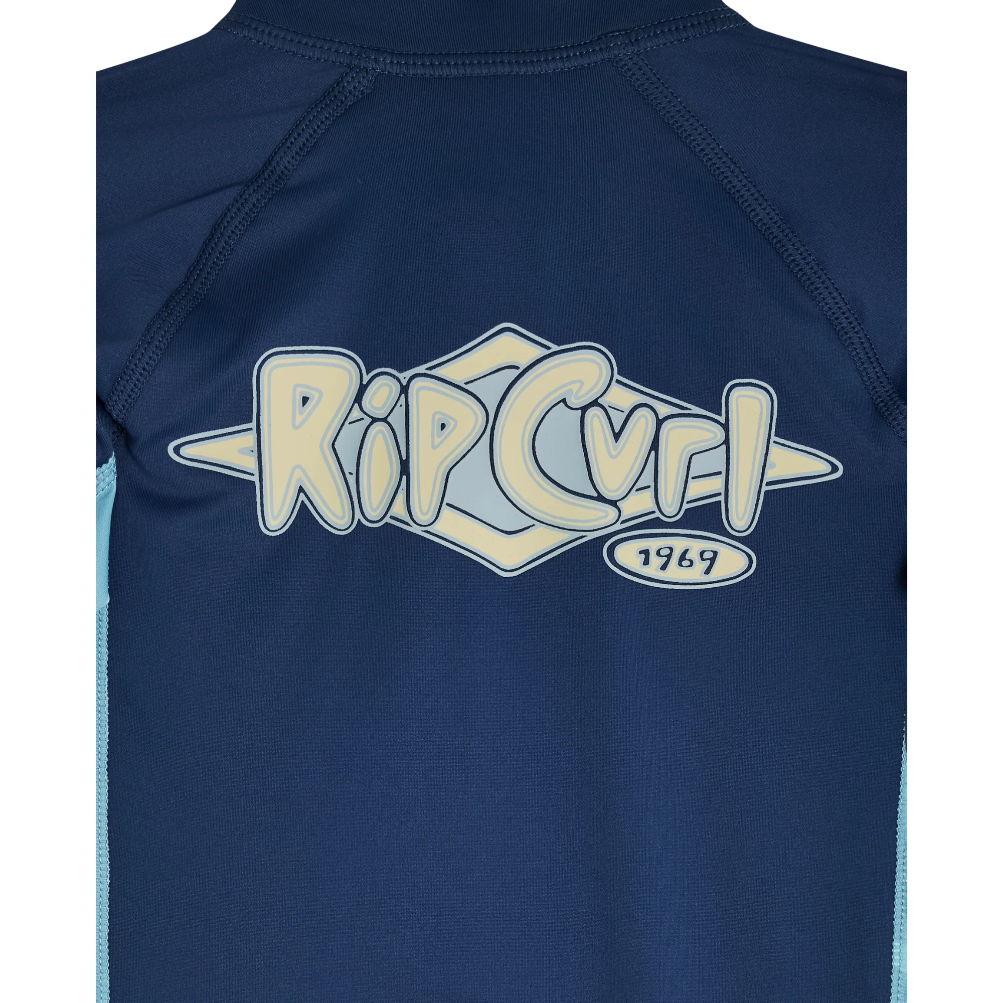 Rip Curl Kids Ride The Wave UPF50 Long Sleeve Sun Suit (Light Navy)(Ages 1-6) - Image 4