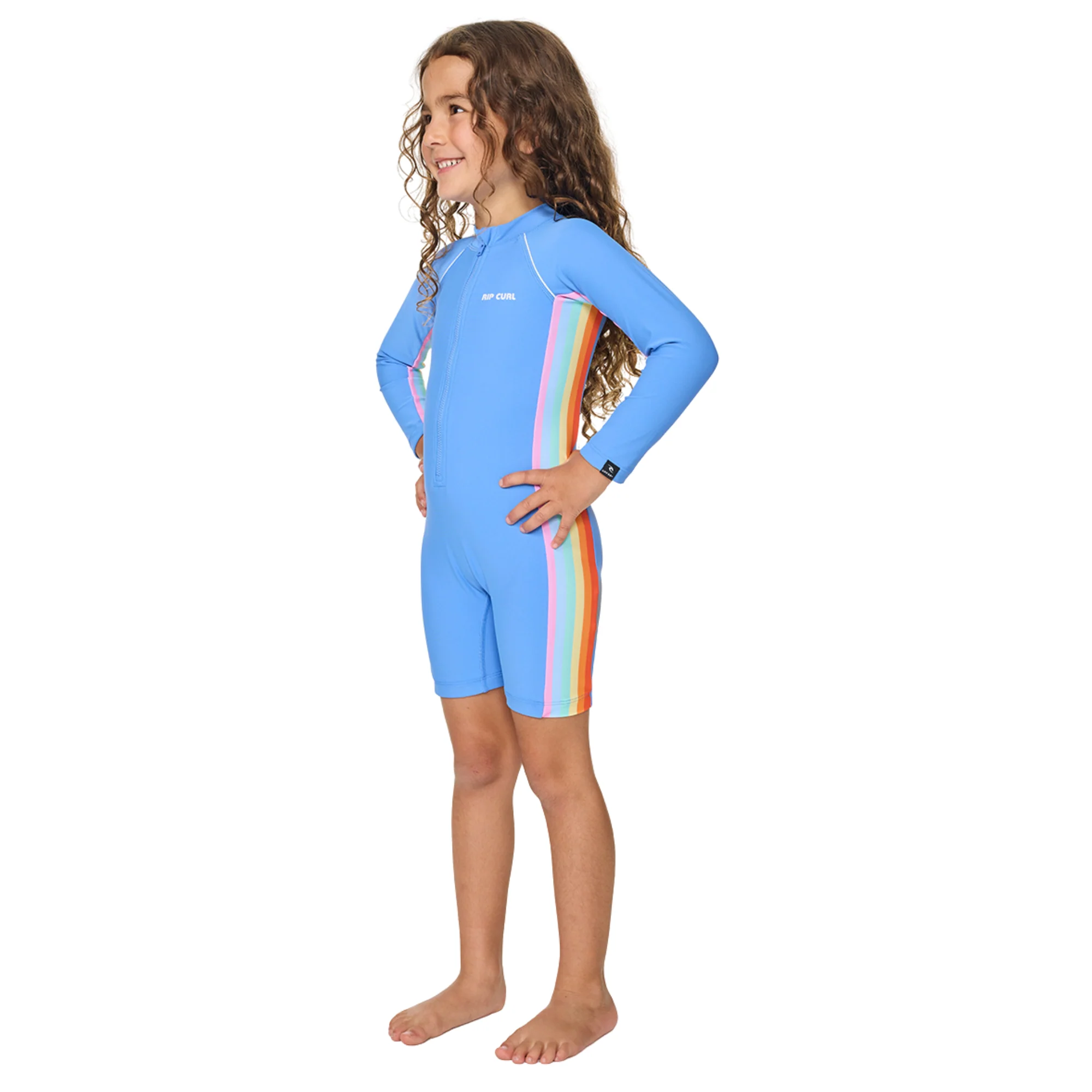 Rip Curl Kids Sun Revival UPF50 Long Sleeve Springsuit (Cornflower Blue)(Ages 1-8) - Image 4