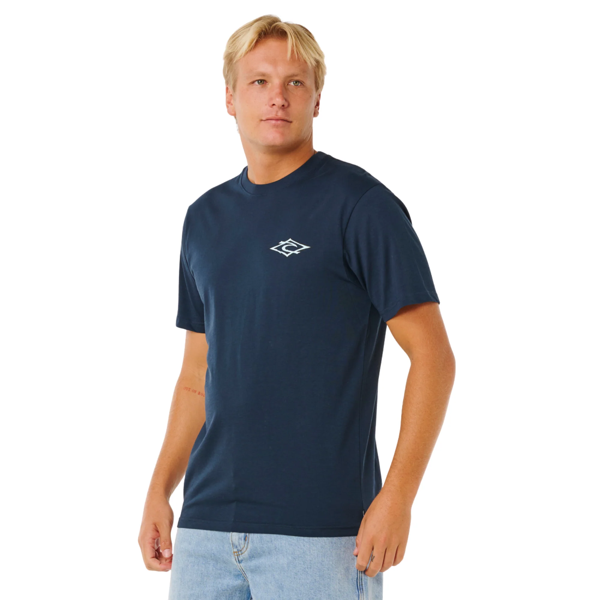 Rip Curl Men's Hazey Days Short Sleeve Tee (Dark Navy) - Image 5