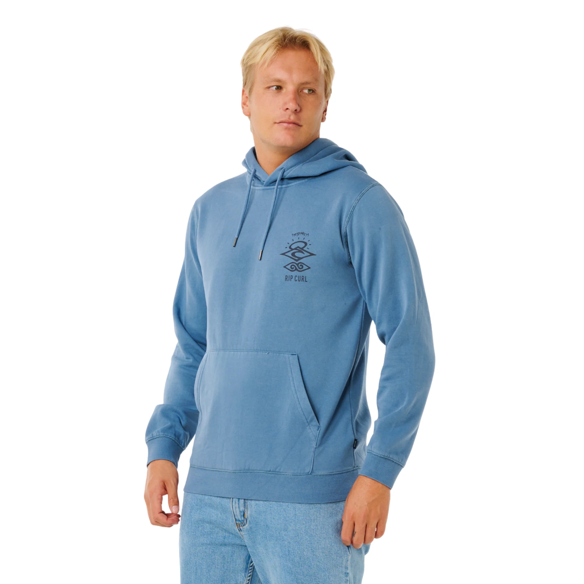 Rip Curl Men's Search Icon Hoody (Bluefin) - Image 4