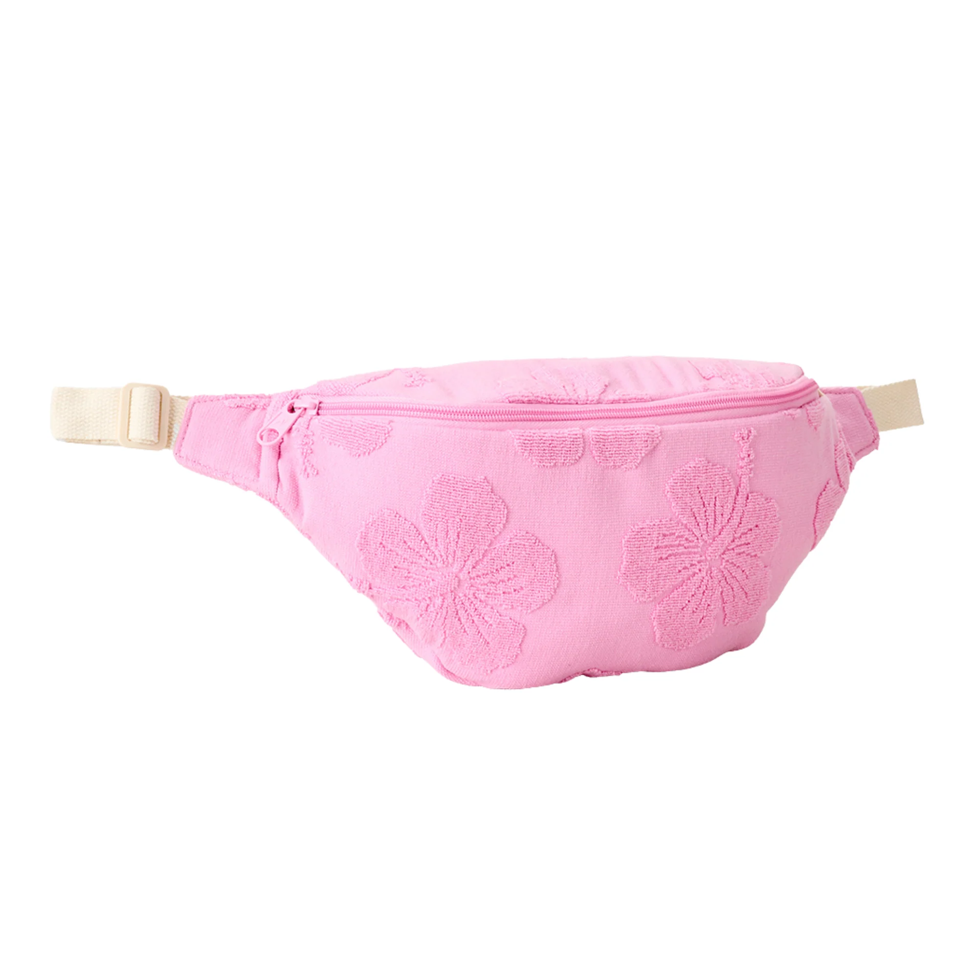Rip Curl Mixed Terry Waist Bag (Pink) - Image 2