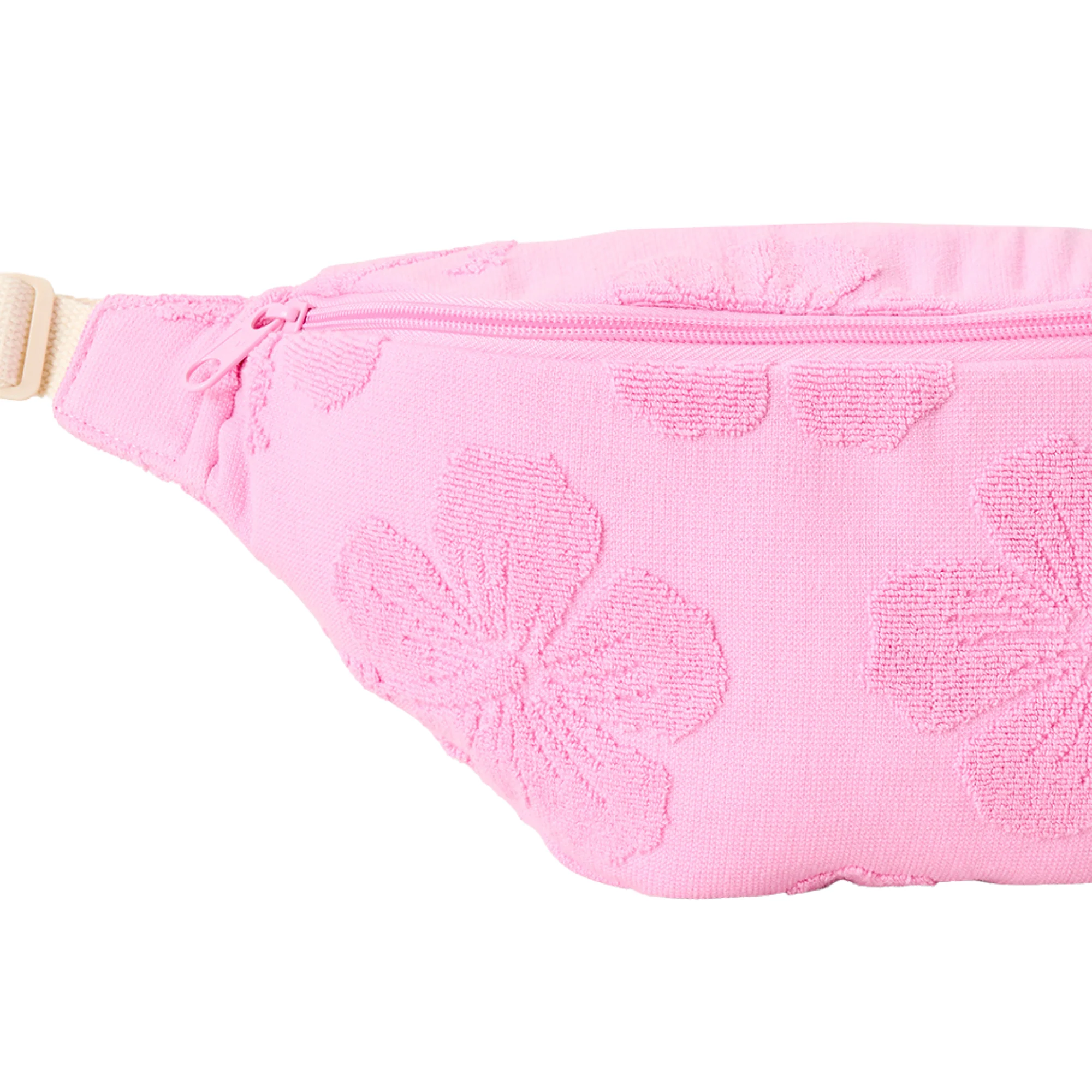 Rip Curl Mixed Terry Waist Bag (Pink) - Image 4