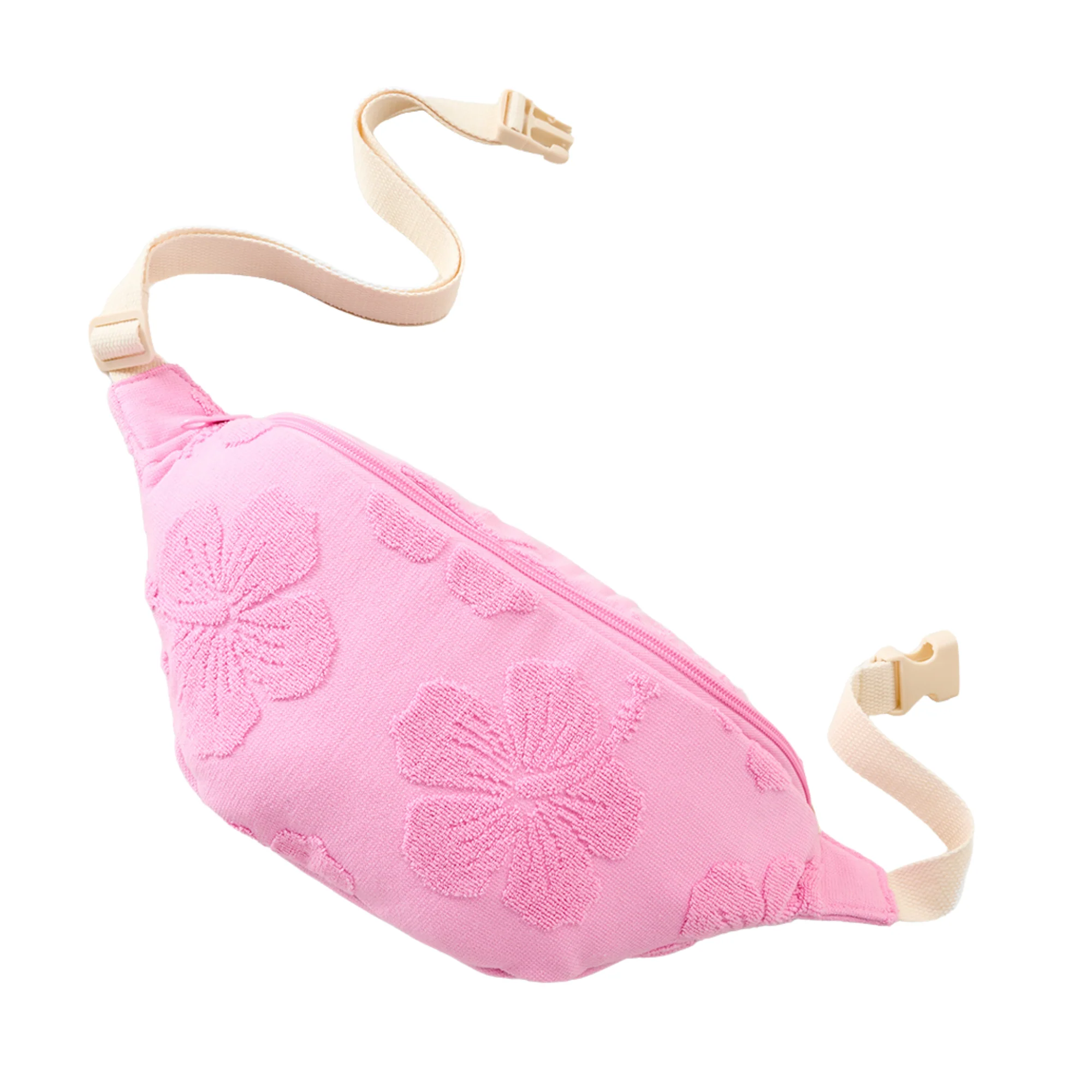 Rip Curl Mixed Terry Waist Bag (Pink) - Image 5