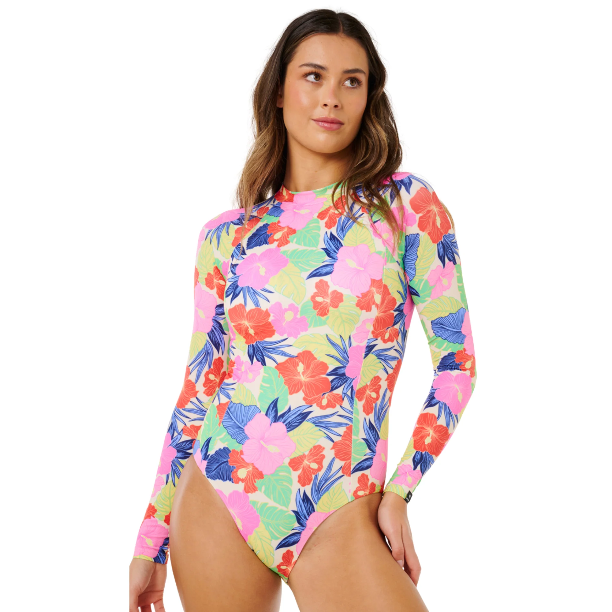 Rip Curl Women's Party Wave UPF50 Surf/Swim Suit (Multi)