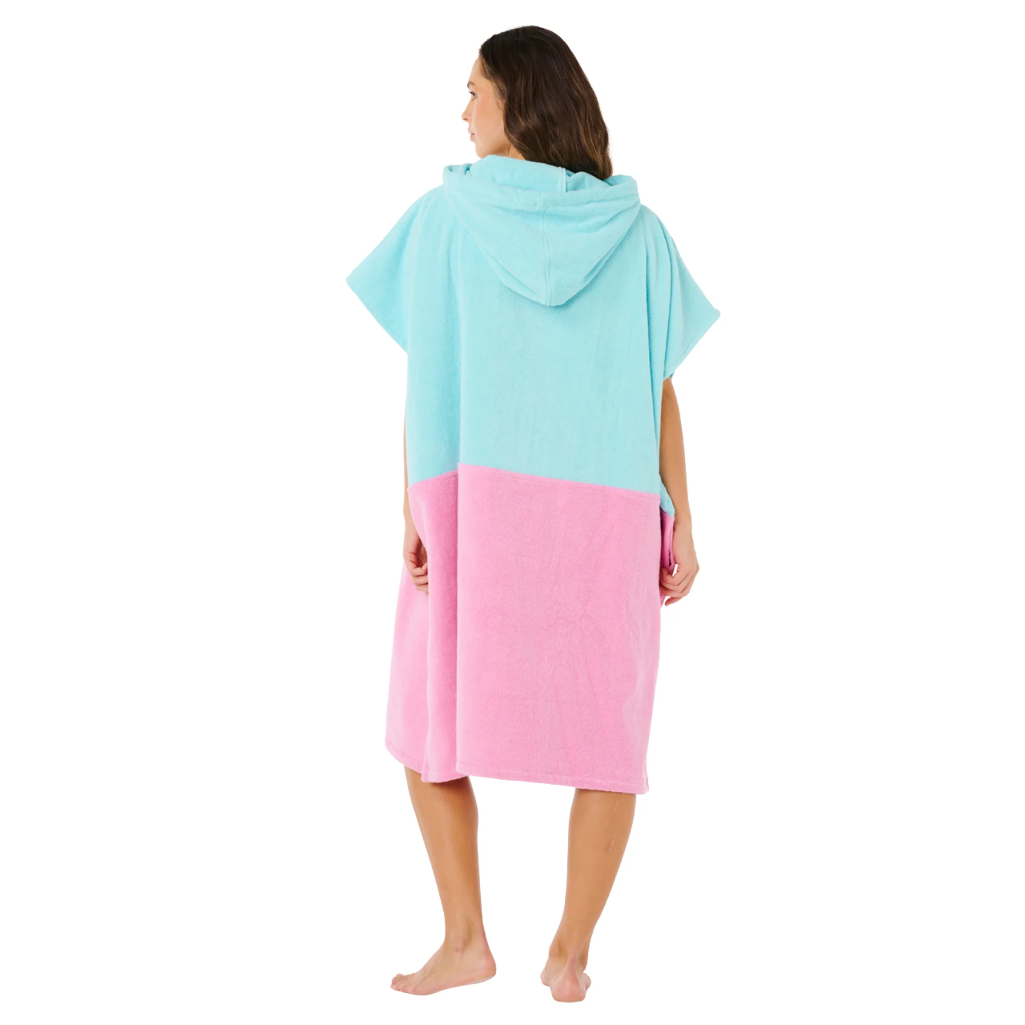 Rip Curl Unisex Premium Surf Hooded Changing Robe (Light Sea Blue) - Image 3