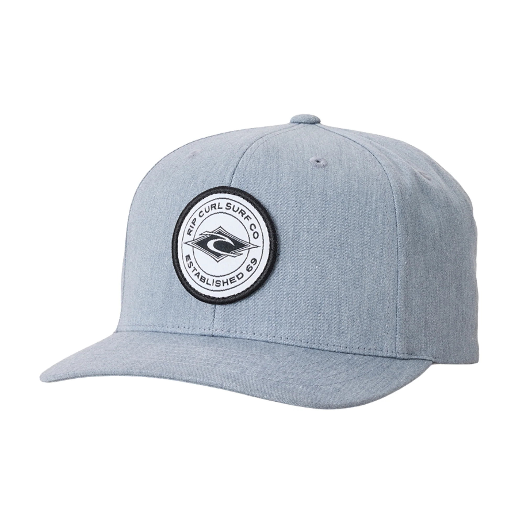 Rip Curl Unisex Stapler Snapback Cap (Grey Heather)