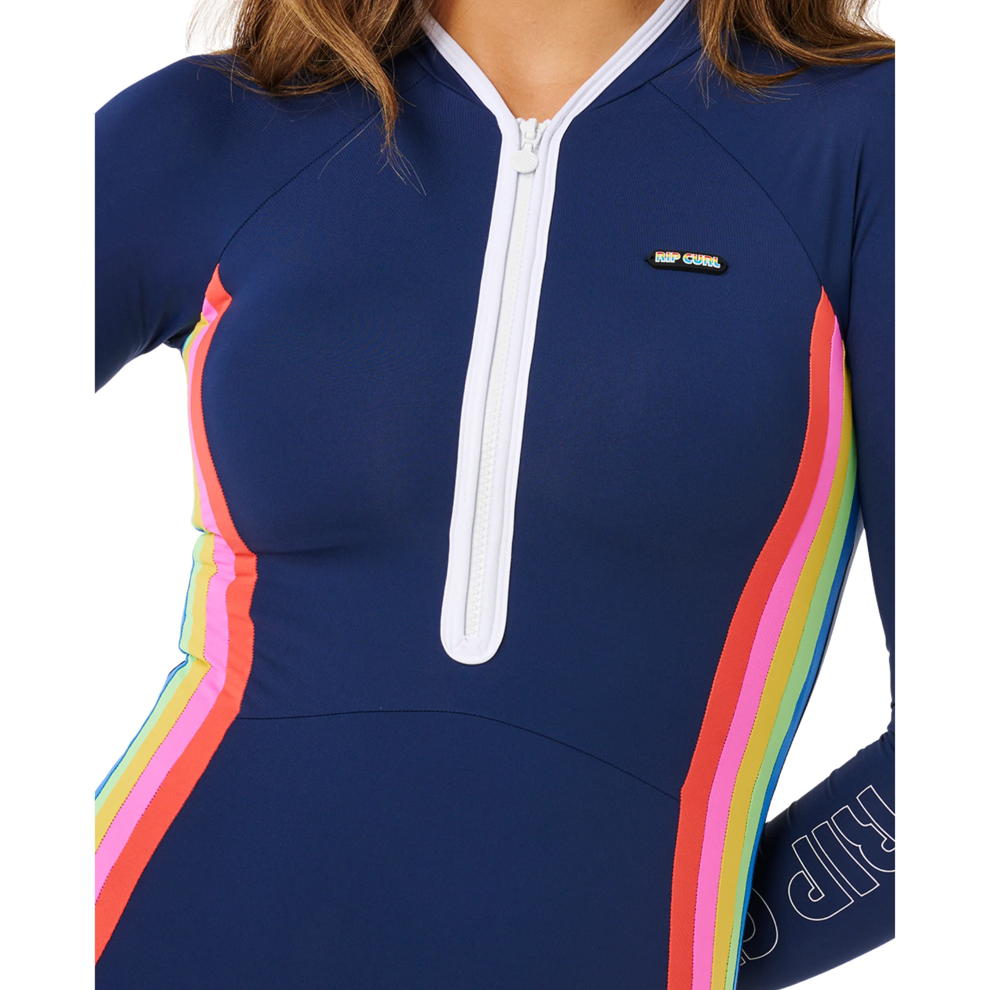 Rip Curl Women's Surf Stripe UPF50 Surf/Swim Suit (Dark Navy) - Image 5