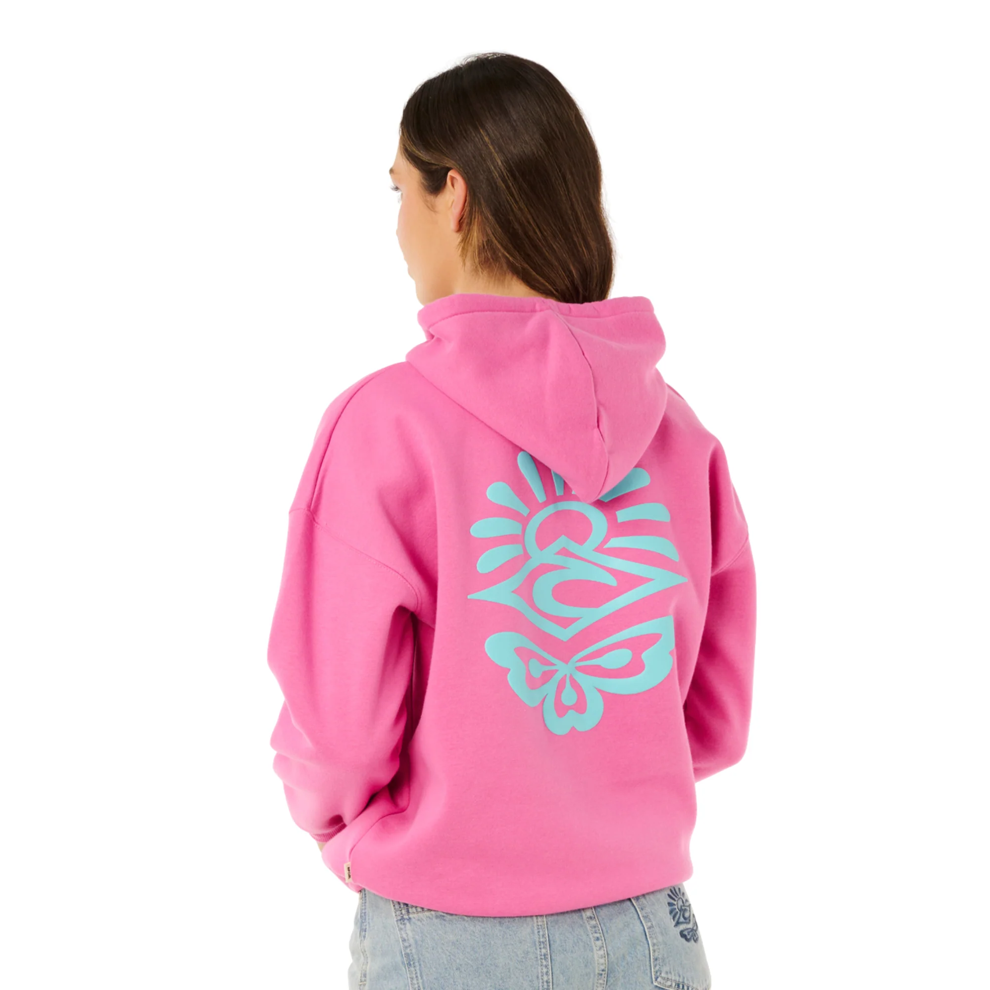 Rip Curl Women's Icons Of Surf Heritage Hoody (Super Pink) - Image 3