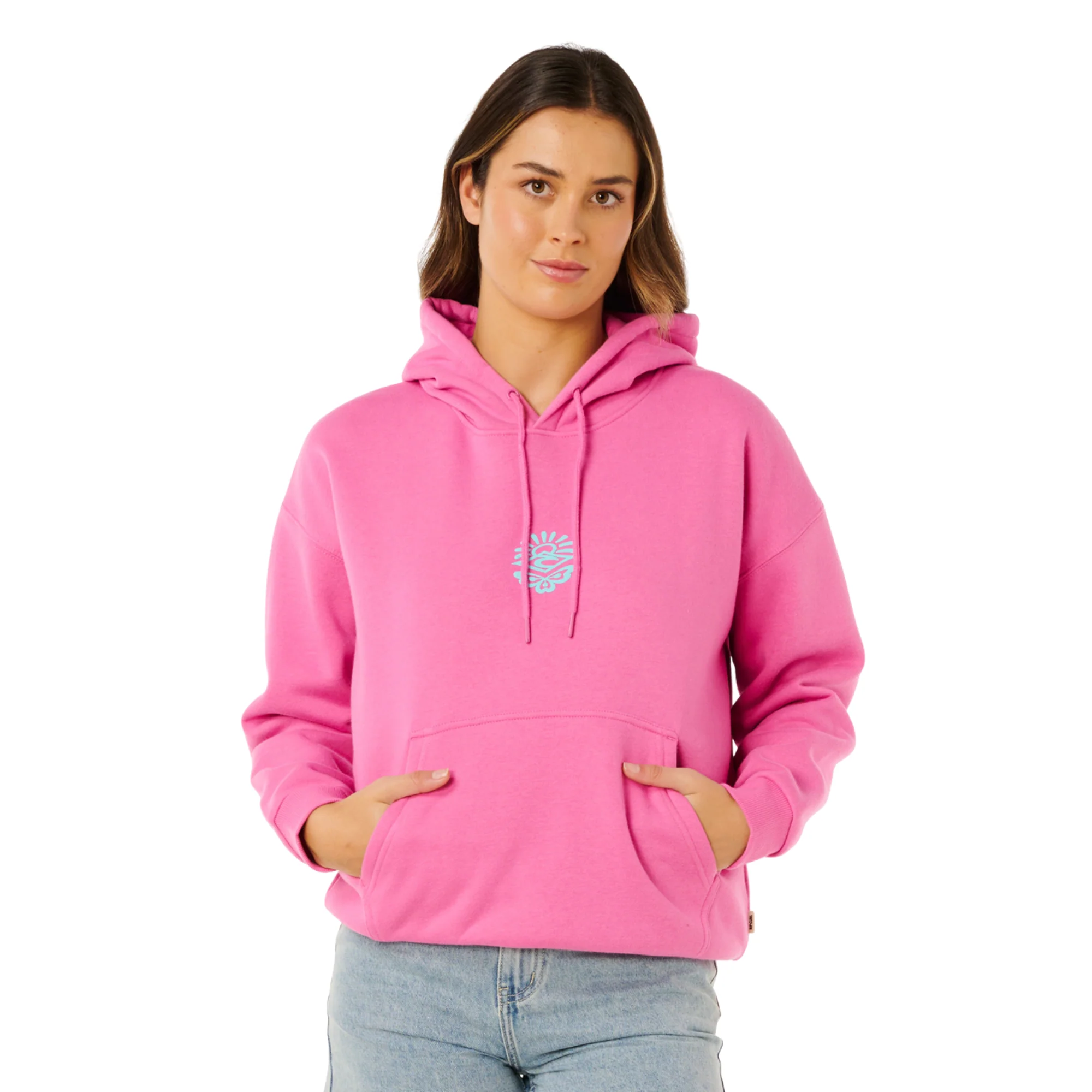 Rip Curl Women's Icons Of Surf Heritage Hoody (Super Pink) - Image 4
