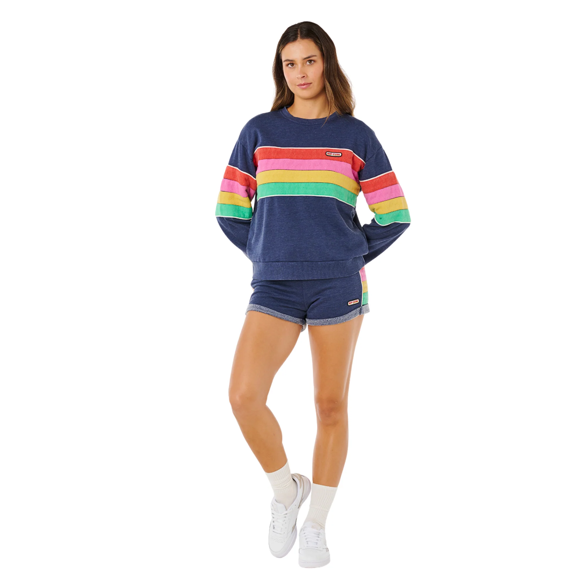 Rip Curl Women's Surf Revival Relaxed Crew Neck Sweatshirt (Dark Navy) - Image 6