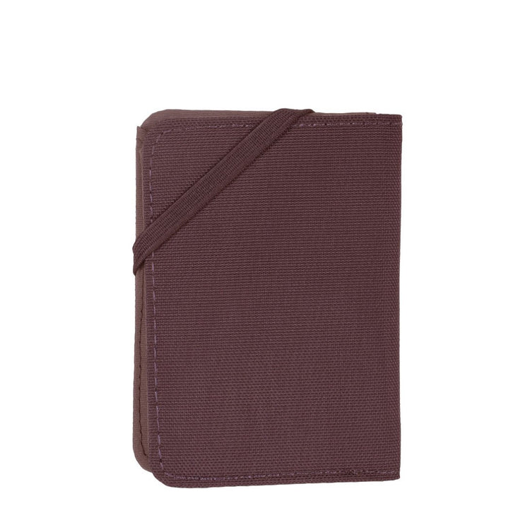Lifeventure RFiD Recycled Card Wallet (Plum) - Image 2