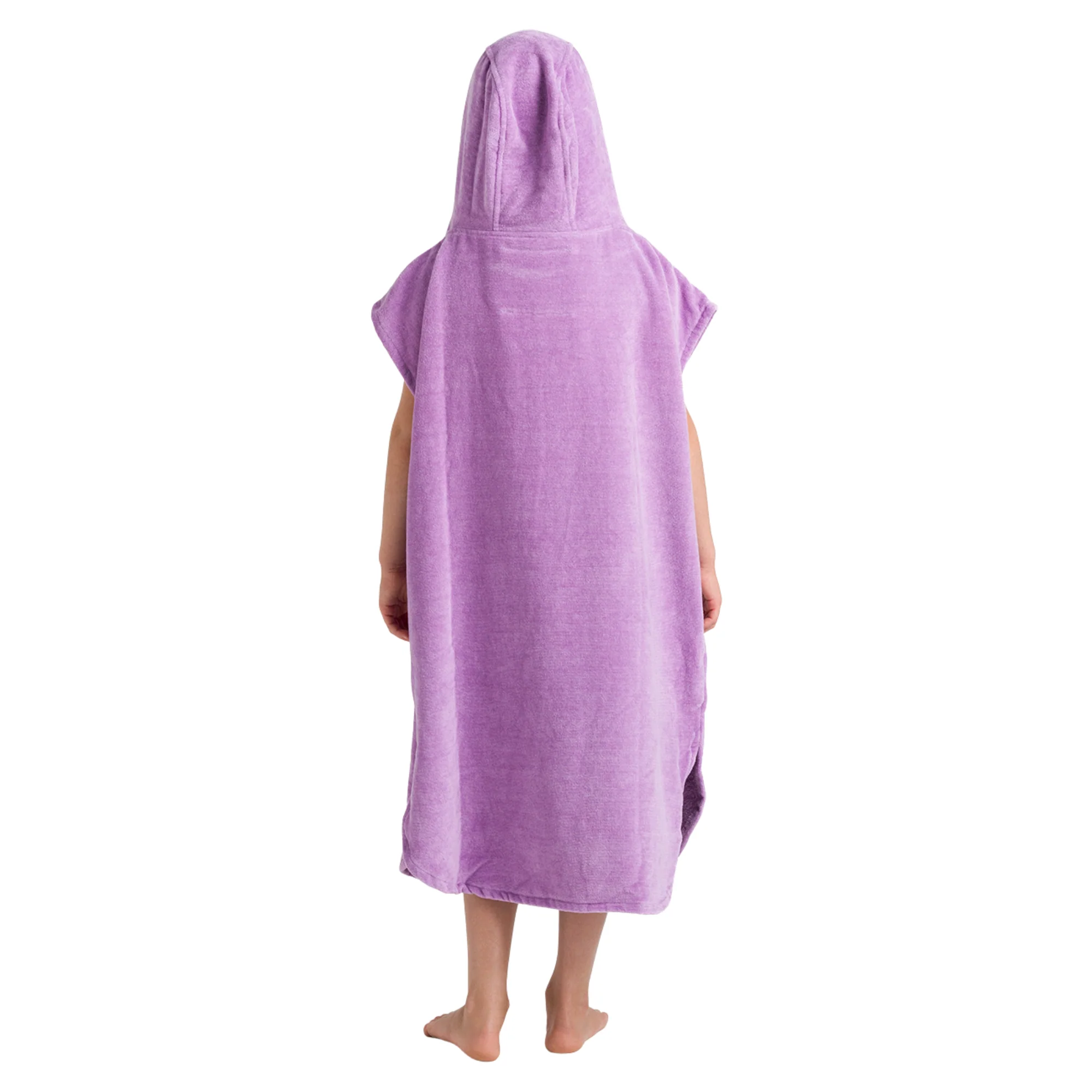 Robie Original - Junior Hooded Short Sleeve Changing Robe (Orchid) - Image 6