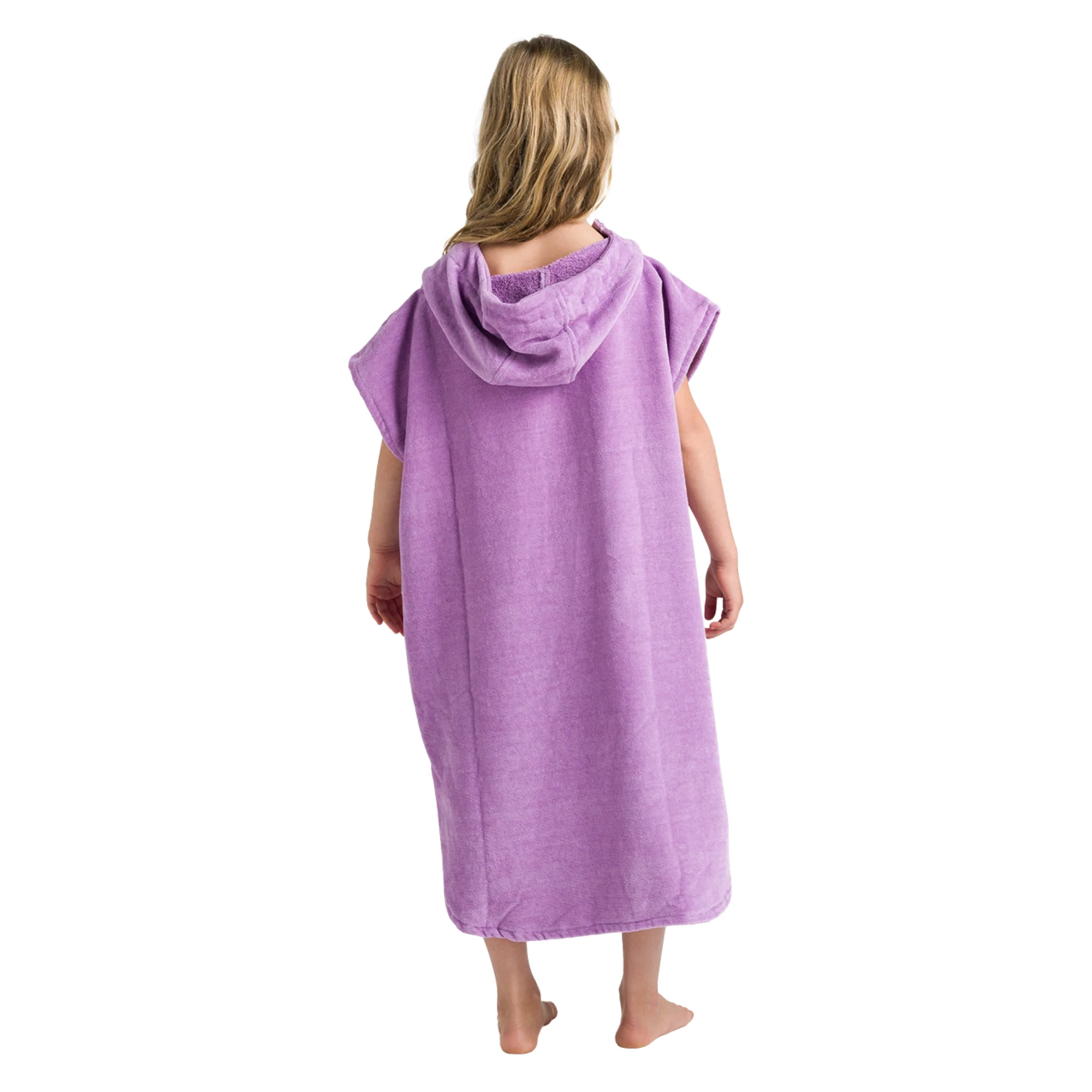 Robie Original - Junior Hooded Short Sleeve Changing Robe (Orchid) - Image 7