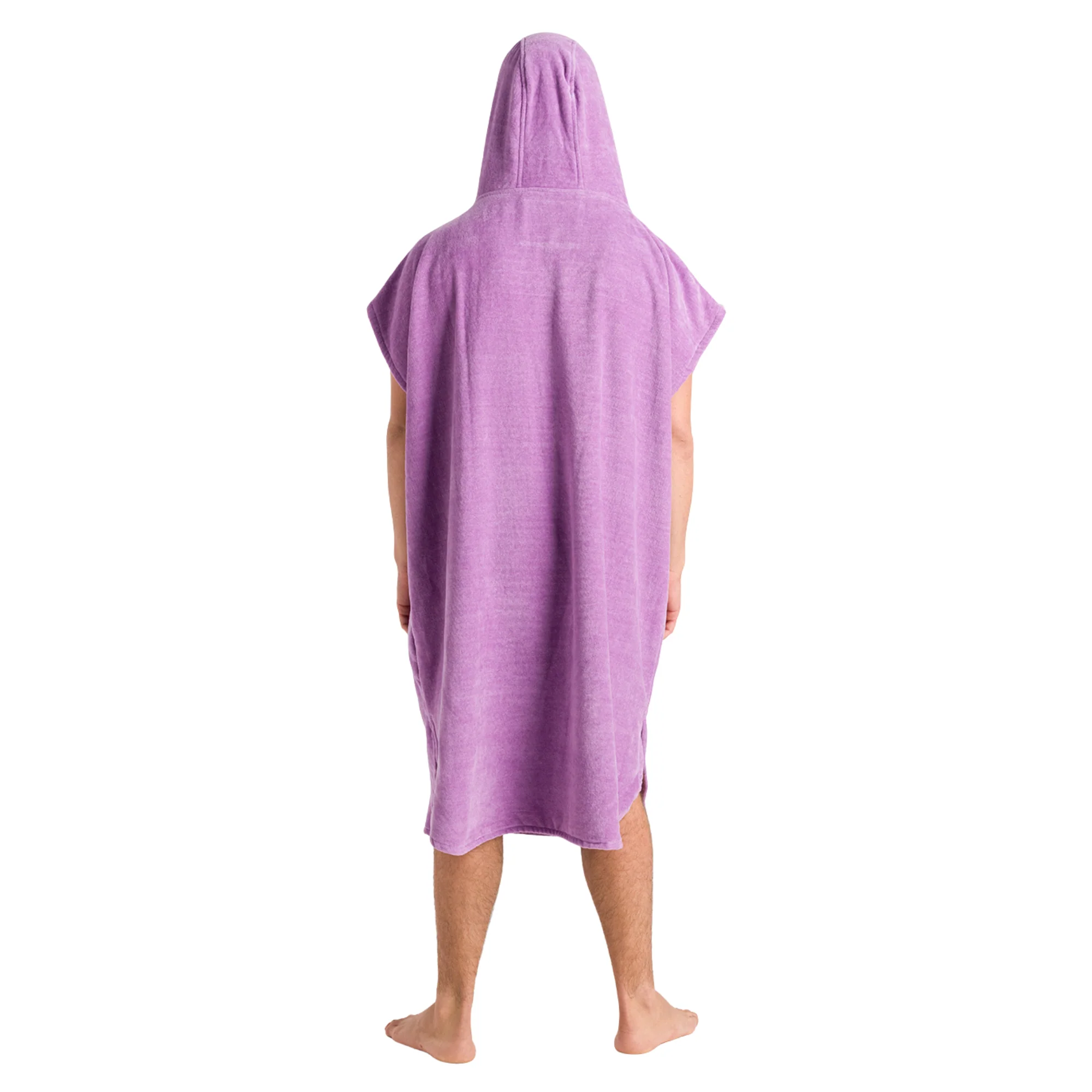 Robie Original - Adult Unisex Hooded Short Sleeve Changing Robe (Orchid) - Image 13