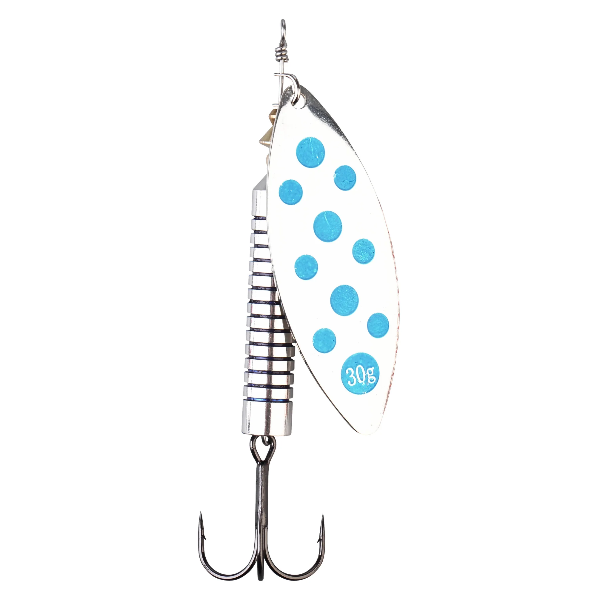 Svendsen Ron Thompson Salmon Spinner Spinning Lure (30g/10cm)(Silver/Blue)