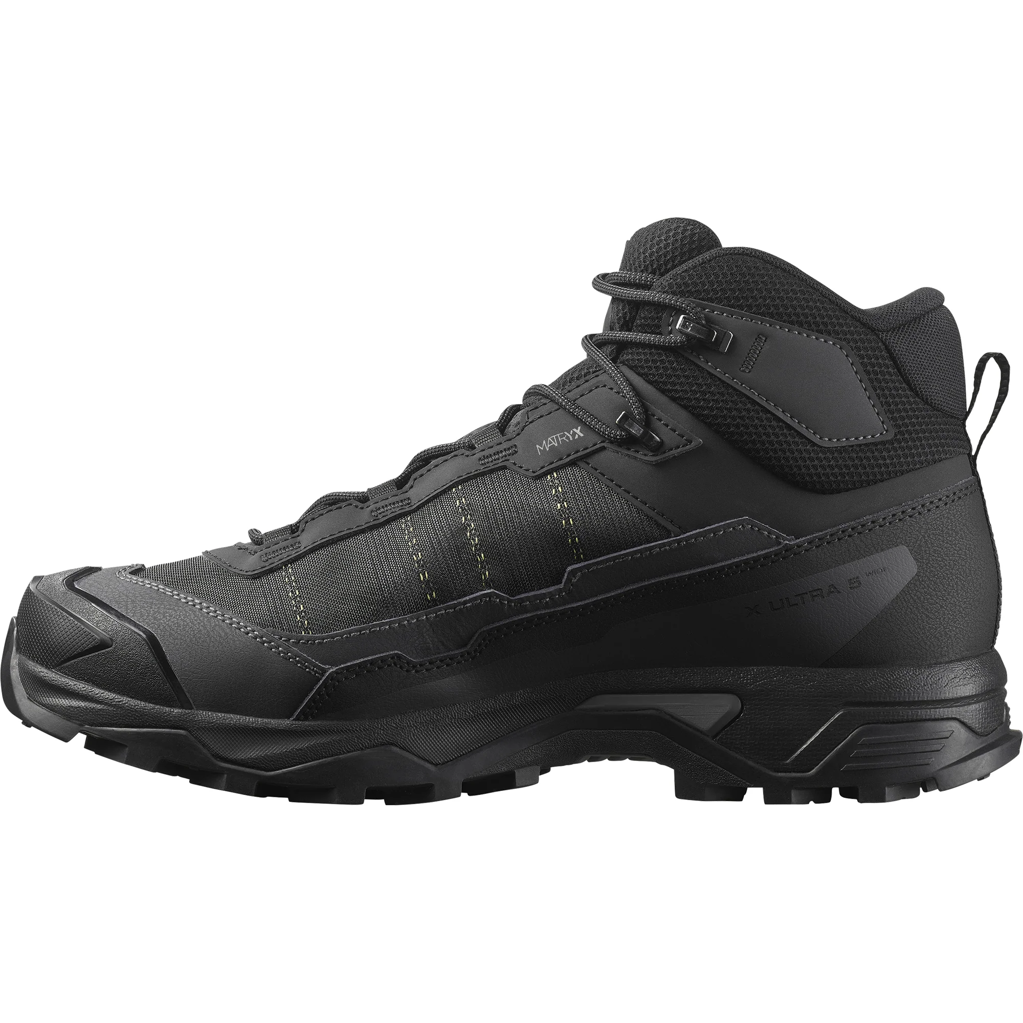 Salomon Men's X Ultra 5 Gore-Tex Wide Fit Mid Trail Boots (Black/Asphalt/Castlerock) - Image 2