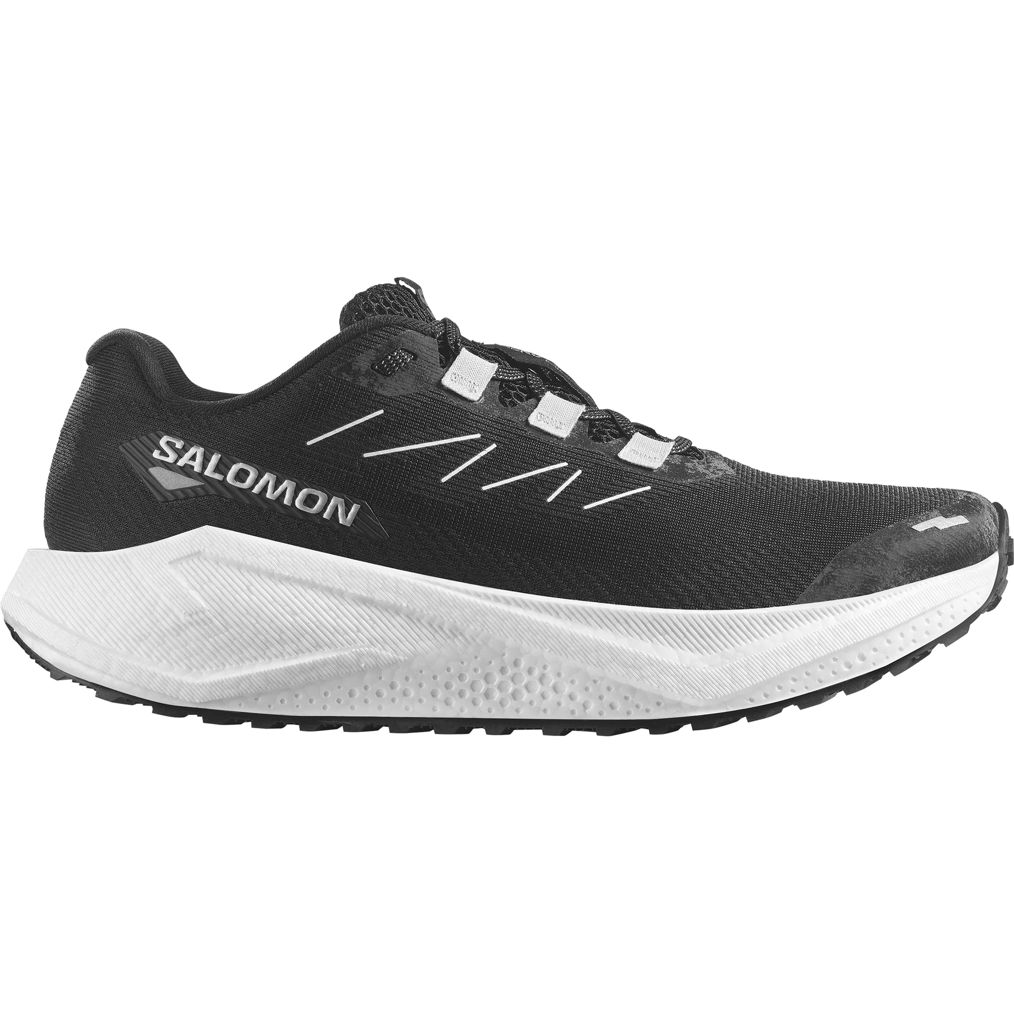 Salomon Men's Aero Blaze 3 Gravel Running Shoes (Black/White/Ftw Silver)