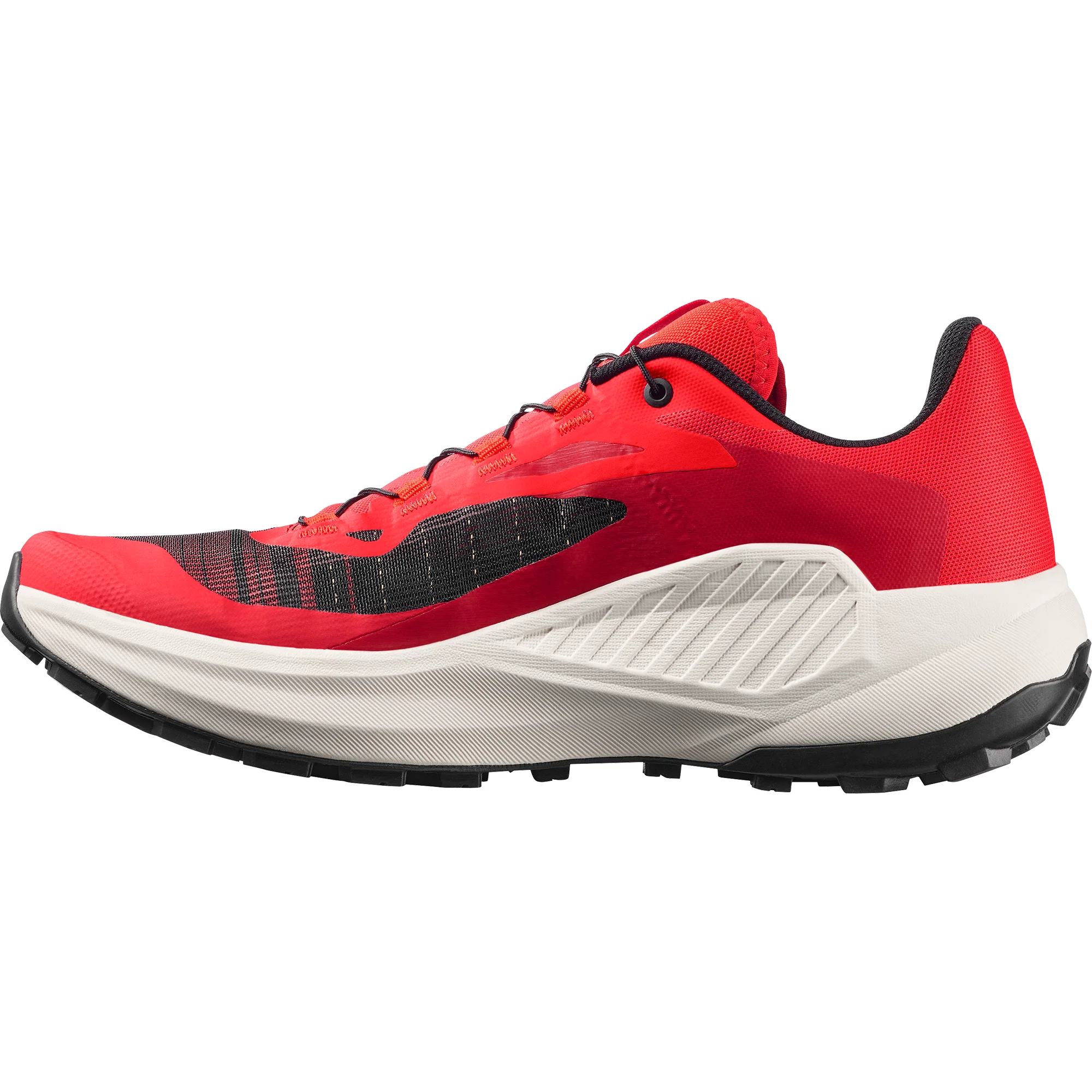Salomon Men's Genesis Trail Running Shoes (Fiery Red/Lava Falls/Black) - Image 2