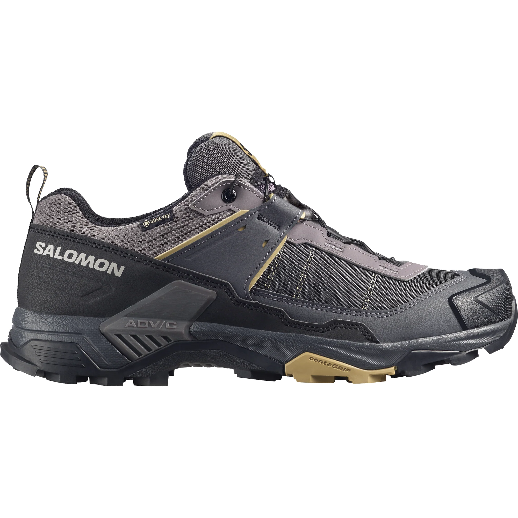 Salomon Men's X Ultra 5 Gore-Tex Trail Shoes (Dark Gull Gray/Asphalt)