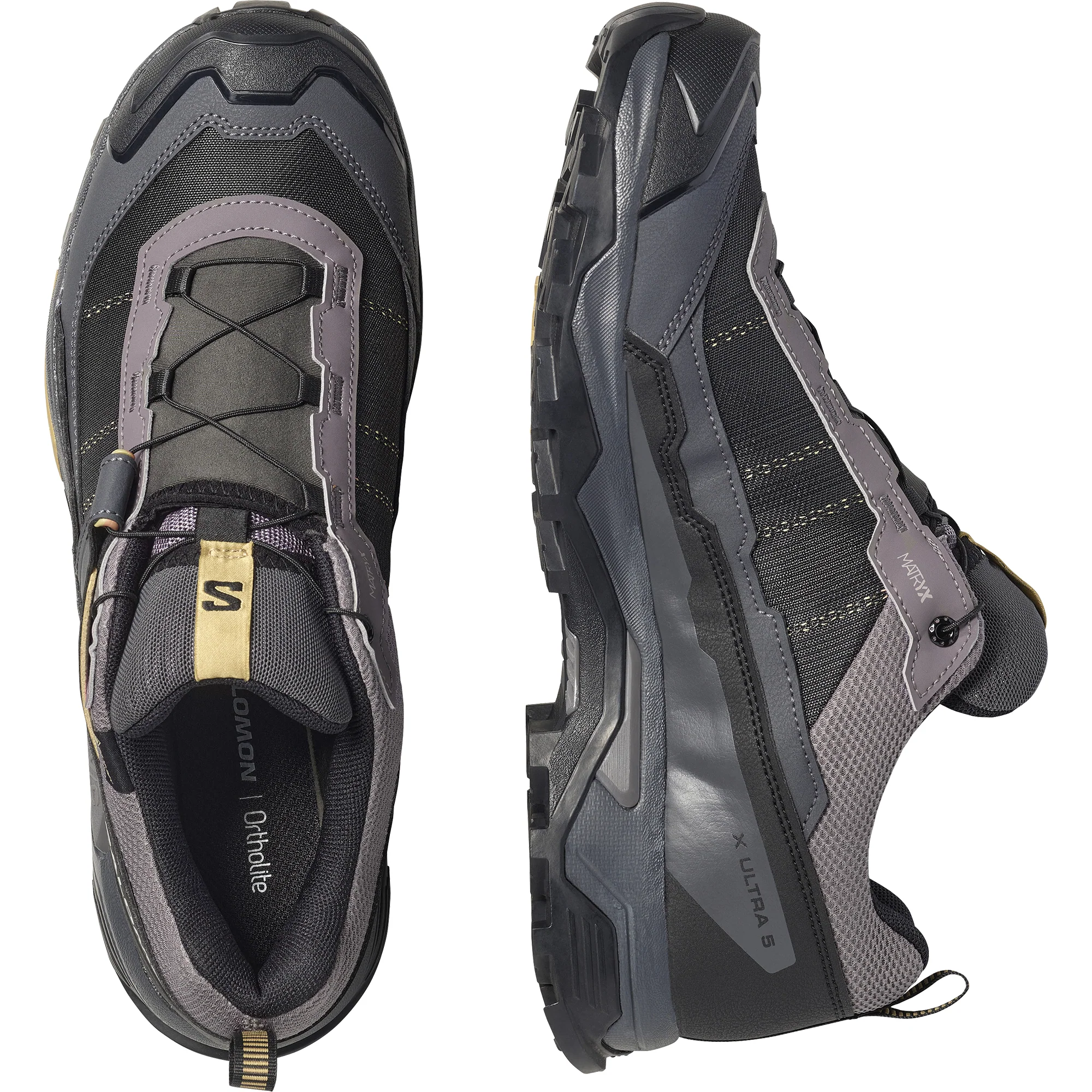 Salomon Men's X Ultra 5 Gore-Tex Trail Shoes (Dark Gull Gray/Asphalt) - Image 6