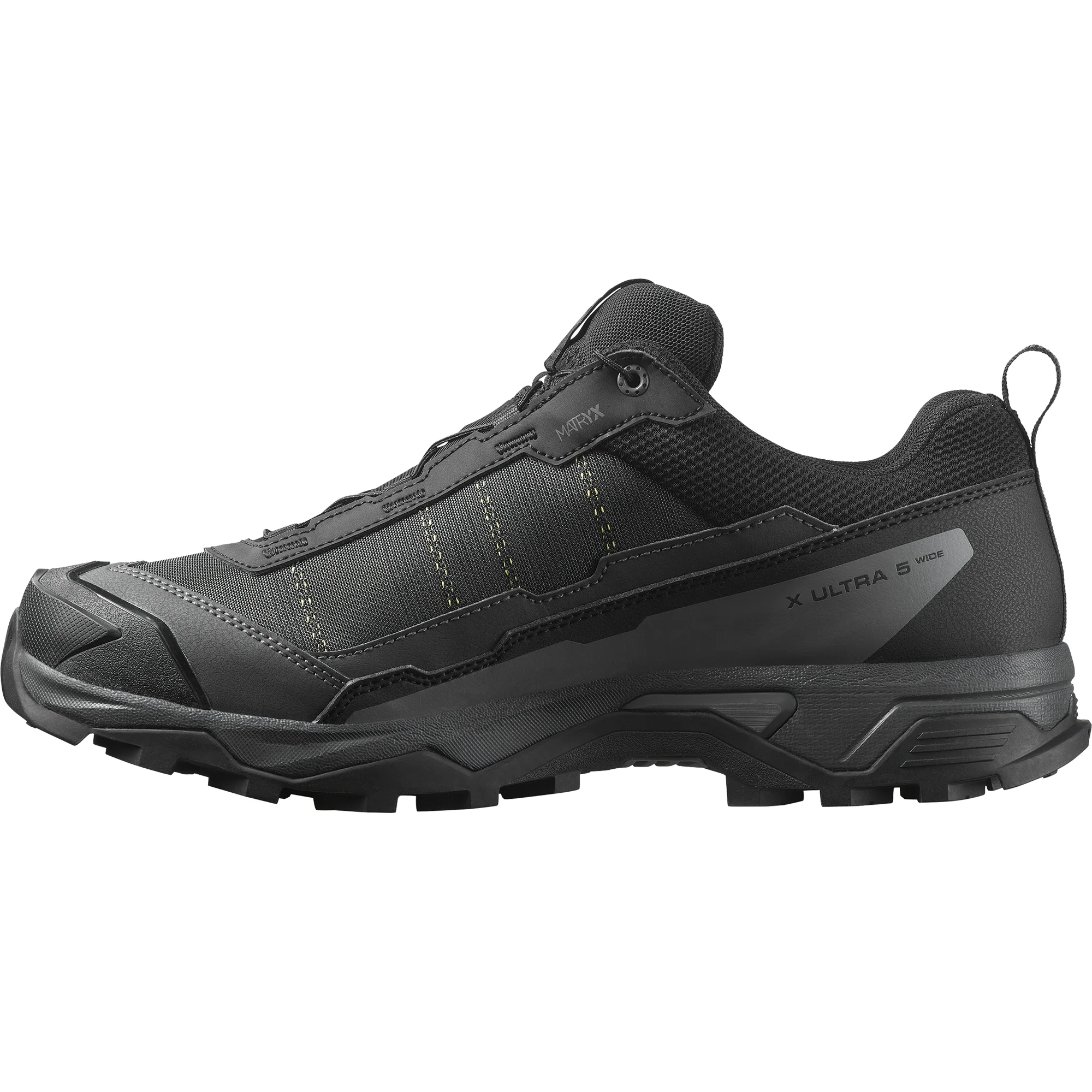 Salomon Men's X Ultra 5 Gore-Tex Trail Shoes - WIDE FIT (Black/Asphalt/Castlerock) - Image 2