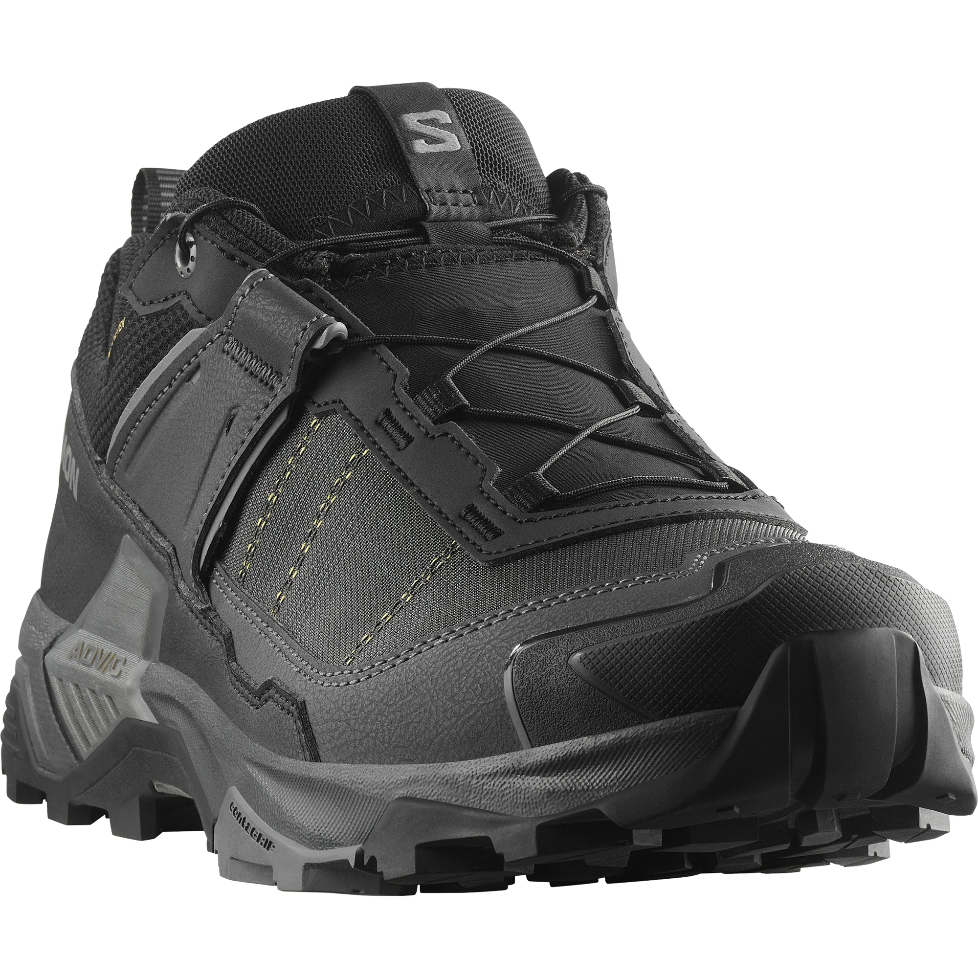 Salomon Men's X Ultra 5 Gore-Tex Trail Shoes - WIDE FIT (Black/Asphalt/Castlerock) - Image 3