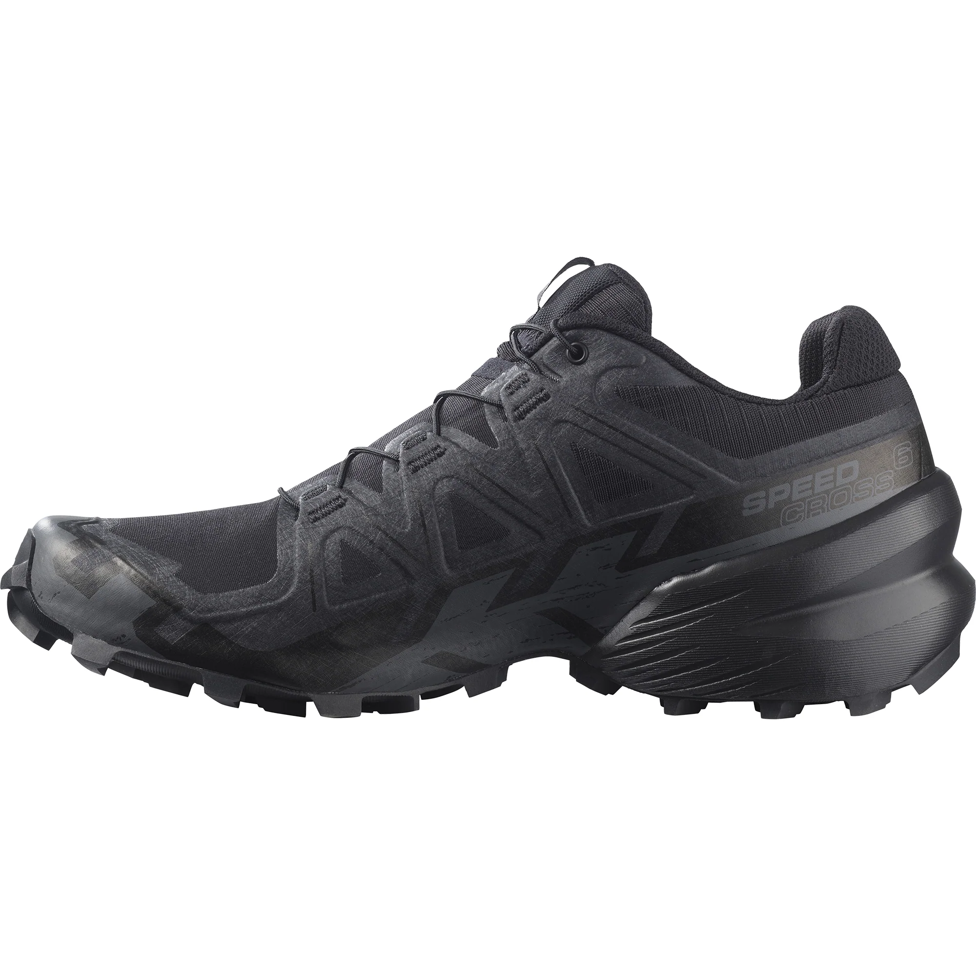 Salomon Men's Speedcross 6 Trail Running Shoes (Black/Phantom) - Image 2