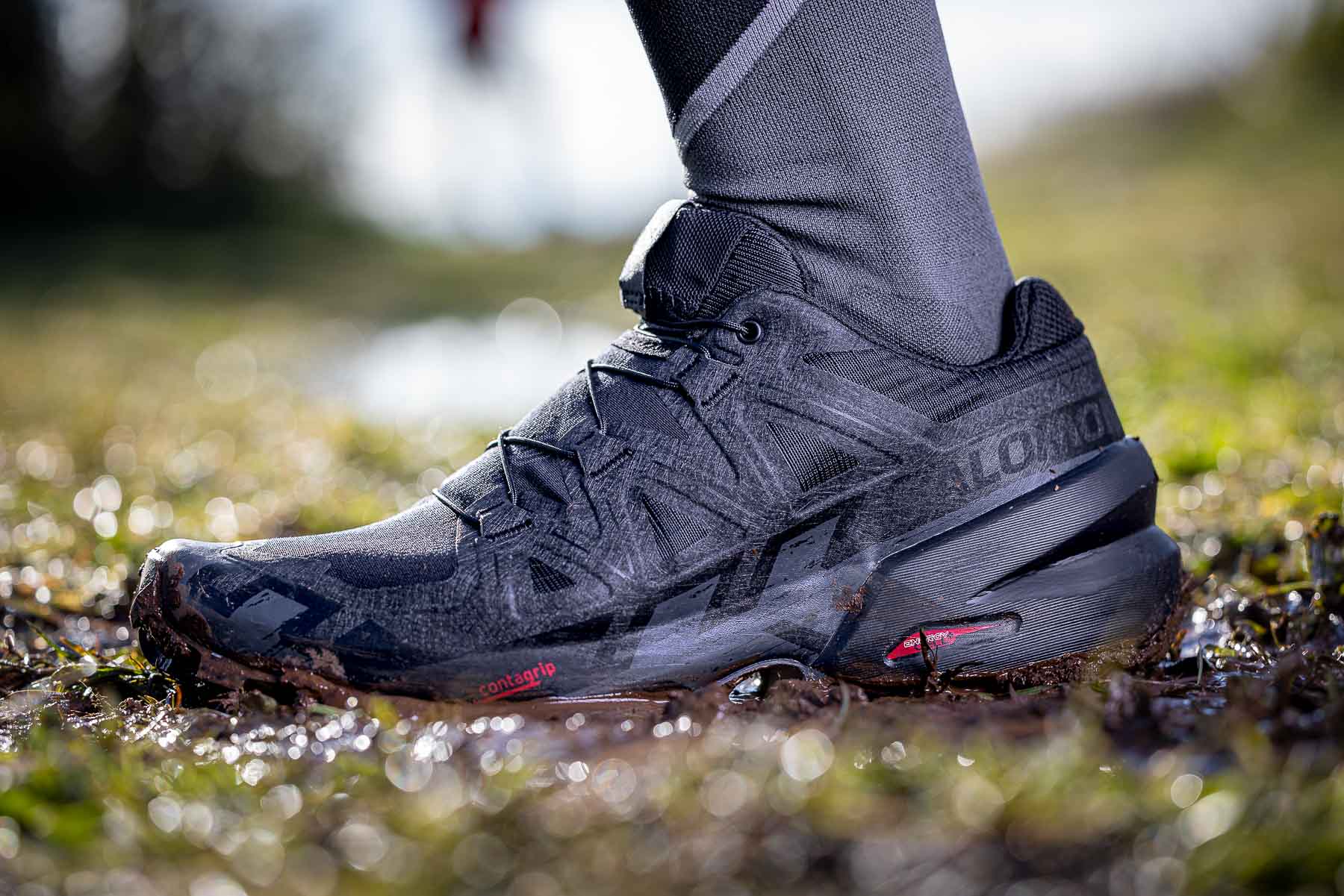 Salomon Men's Speedcross 6 Trail Running Shoes (Black/Phantom) - Image 9