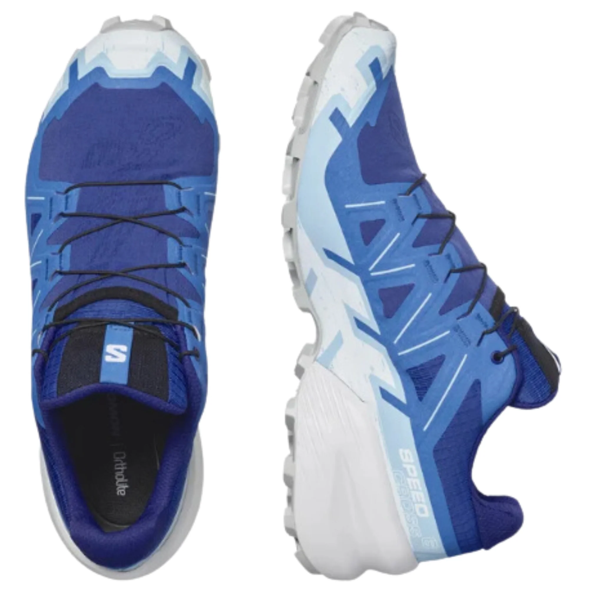 Salomon Men's Speedcross 6 Trail Running Shoes (Lapis Blue/Ibiza Blue/White) - Image 5
