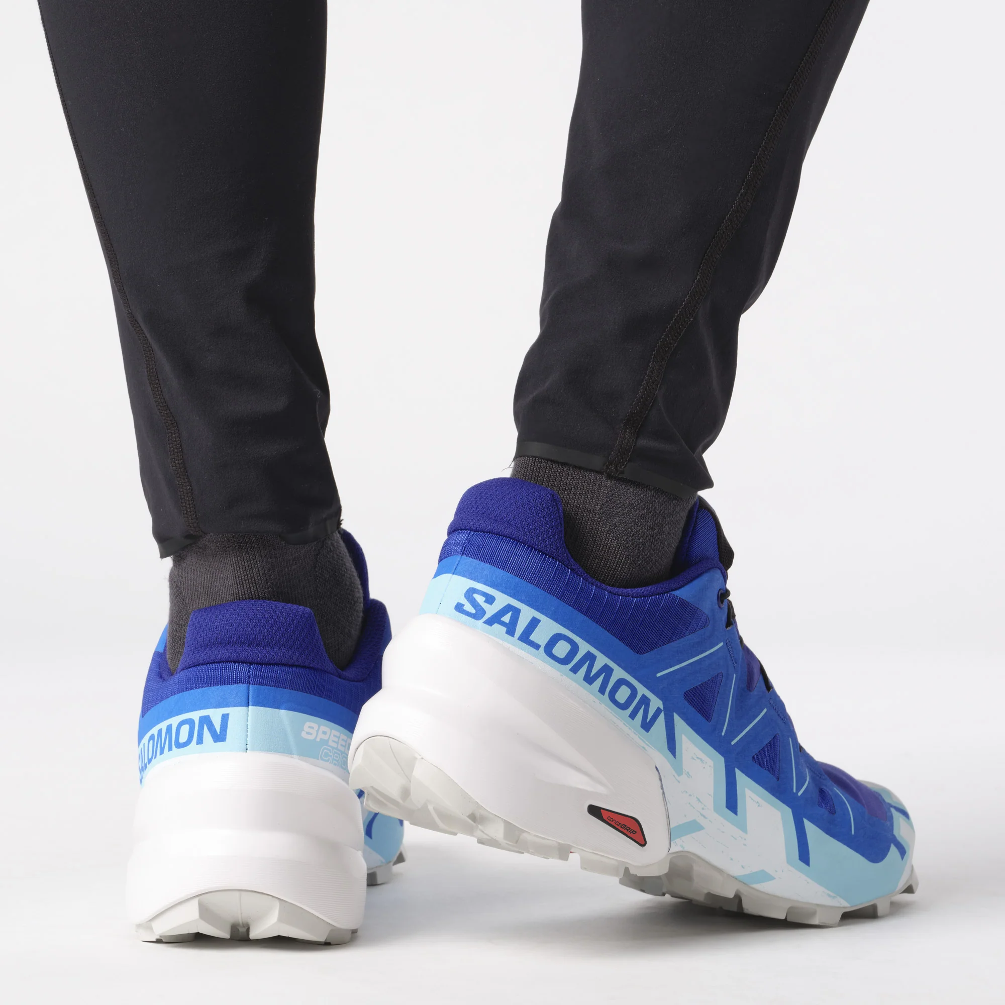 Salomon Men's Speedcross 6 Trail Running Shoes (Lapis Blue/Ibiza Blue/White) - Image 8