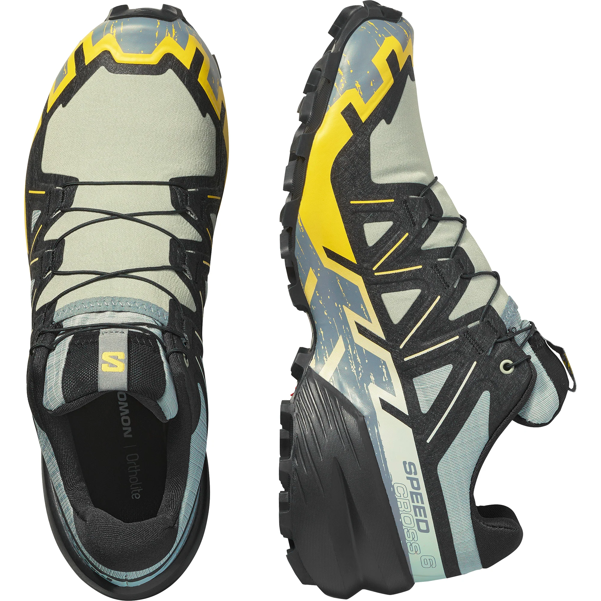 Salomon Men's Speedcross 6 Trail Running Shoes (Wrought Iron/Black/Incaberry) - Image 4
