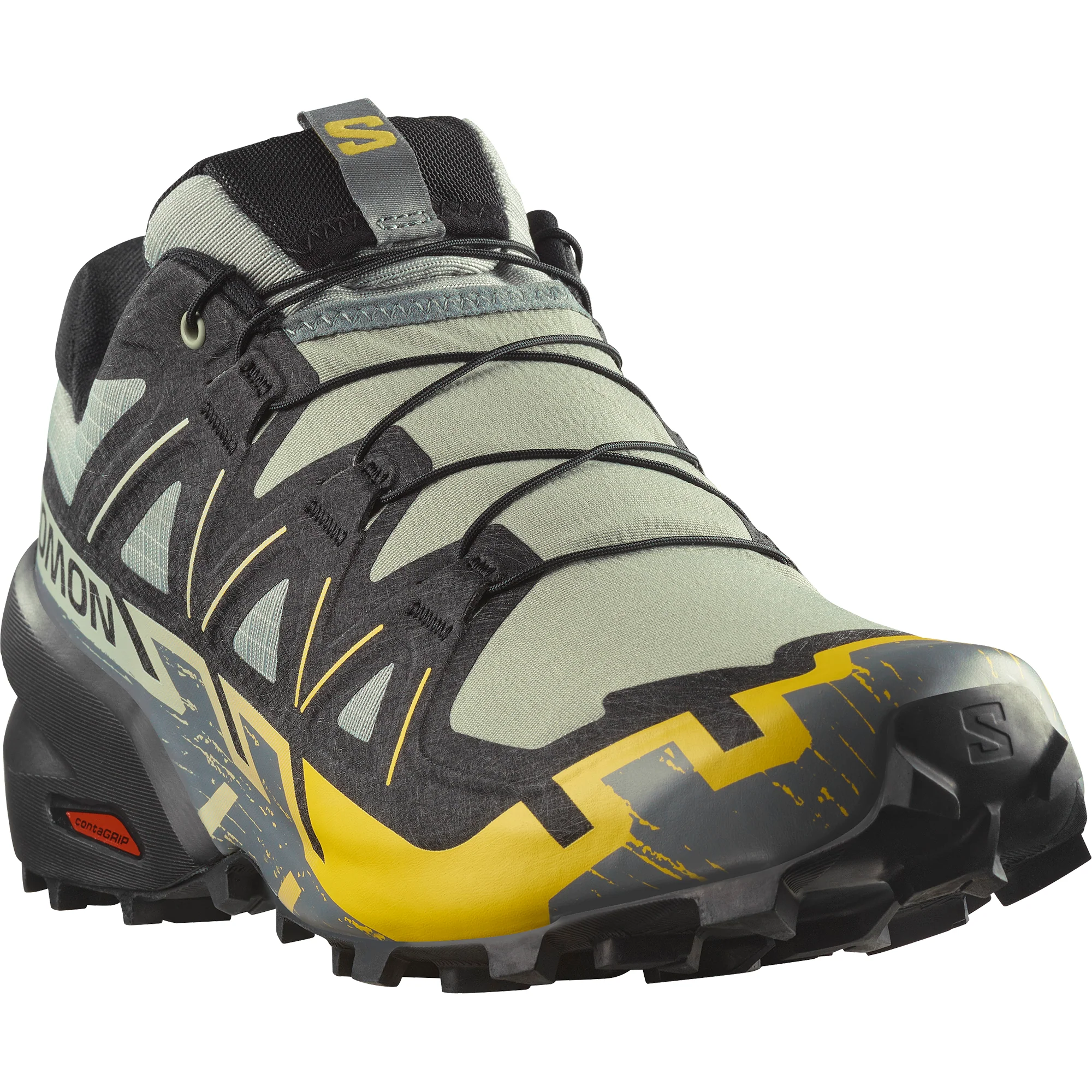 Salomon Men's Speedcross 6 Trail Running Shoes (Wrought Iron/Black/Incaberry) - Image 5